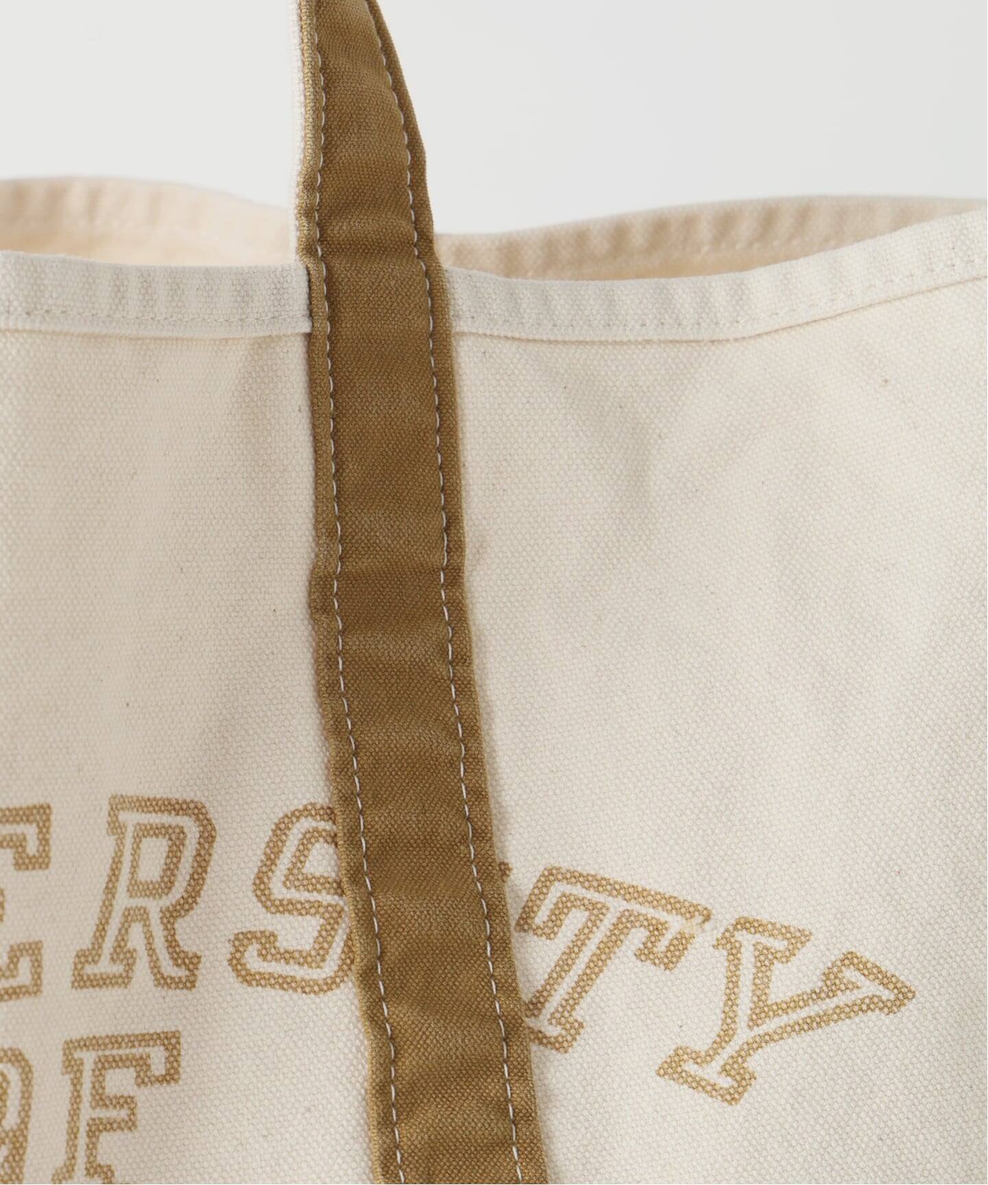 REMI RELIEF/レミ レリーフ】 TOTE BAG UNIVERSITY（トートバッグ）｜L
