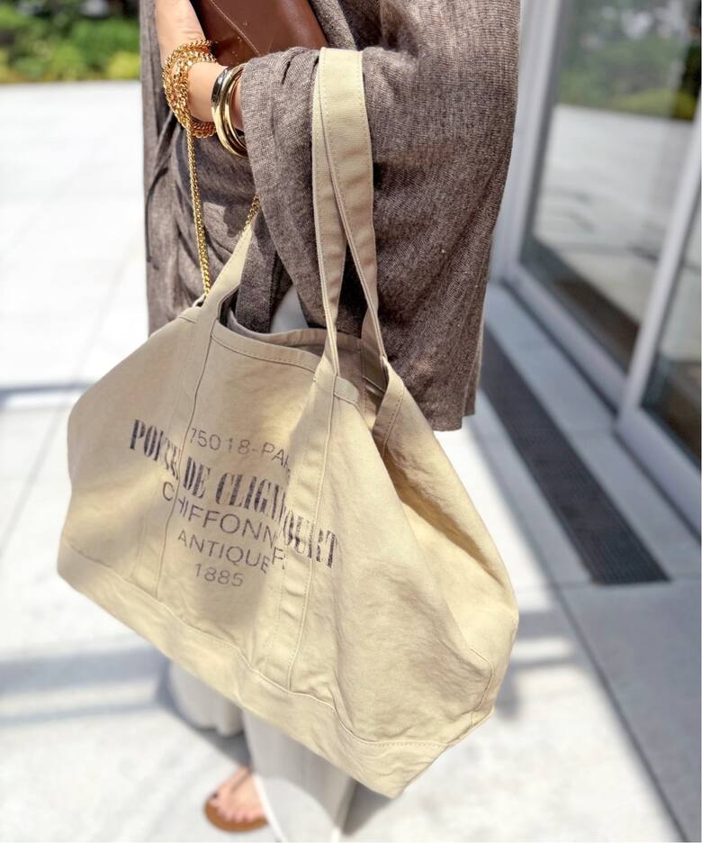 J.J.MERCER/ジェイジェイマーサー】 TOTE BAG（L）（トートバッグ）｜L 