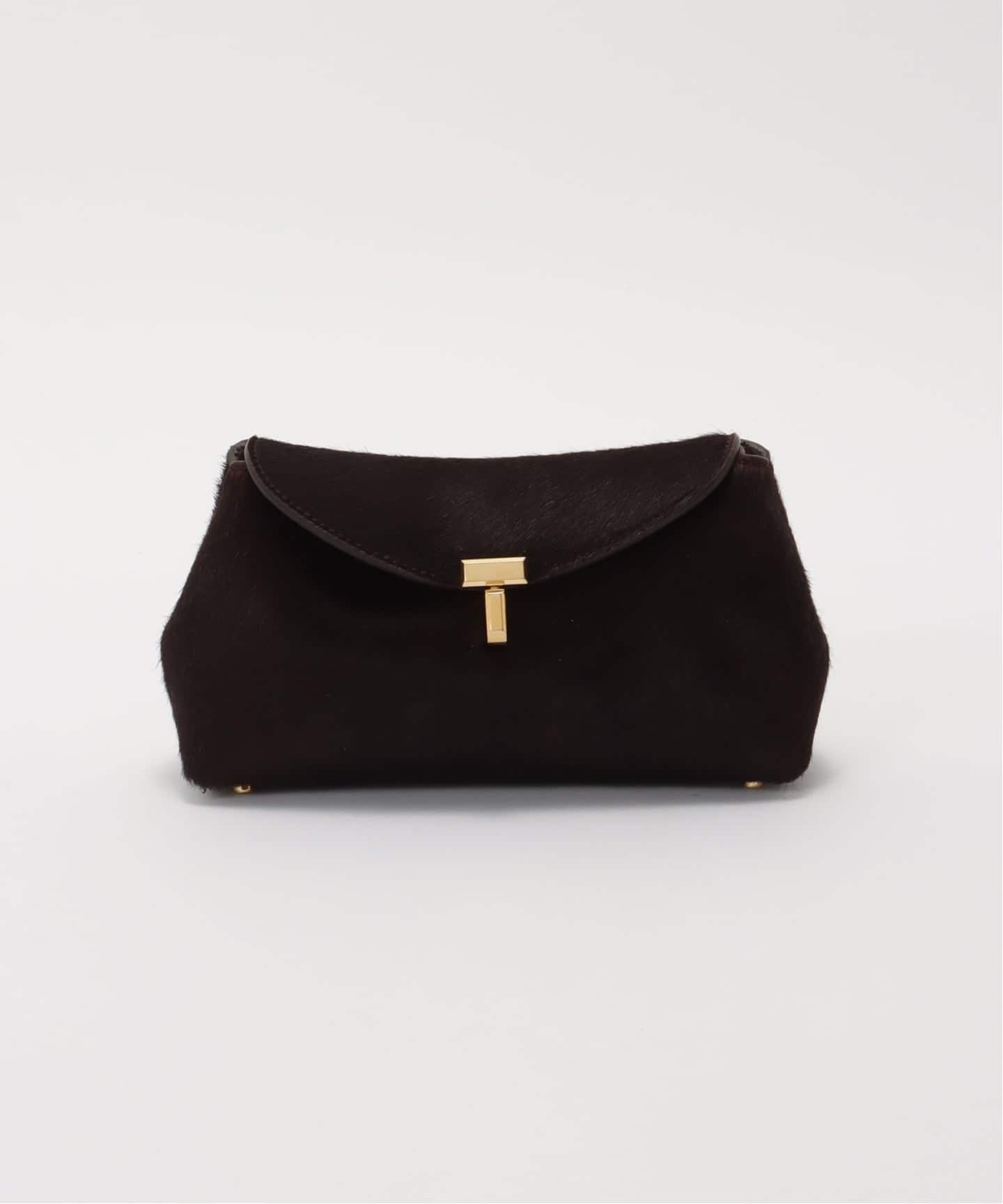 TOTEME/トーテム】MINI T-LOCK PONY HAIRCLUTCH（クラッチバッグ）｜AP