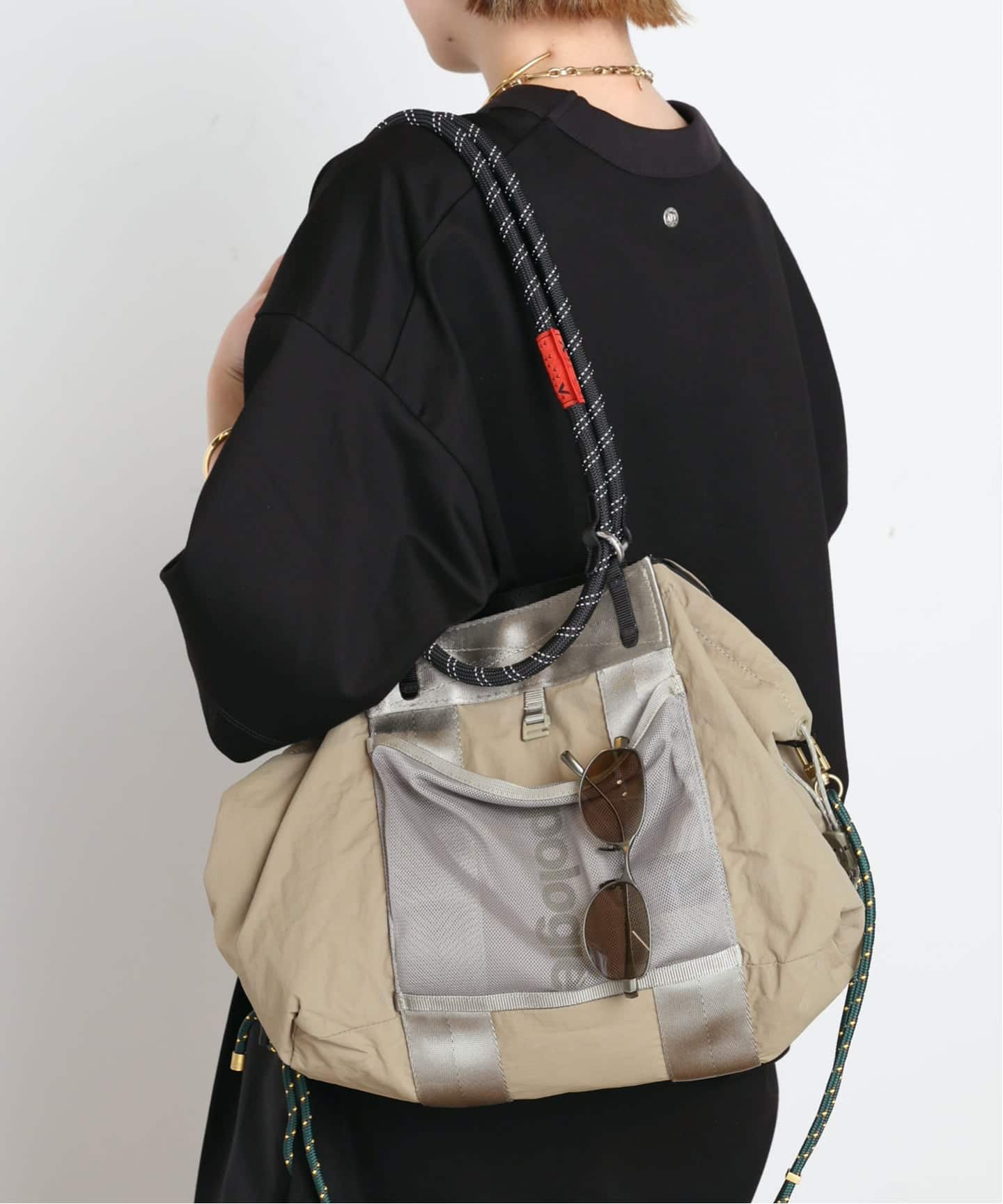 topologie トポロジートートバッグ カーキ 新品 Topologie トポロジー トートバッグ カーキ 【古着】【中古】【送料
