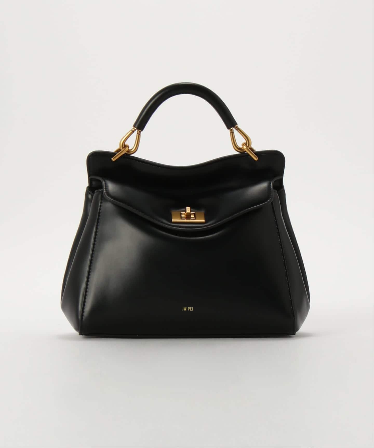 JW PEI / ジェイダブリュー ペイ】Lucia Classic Top Handbag(BLACK
