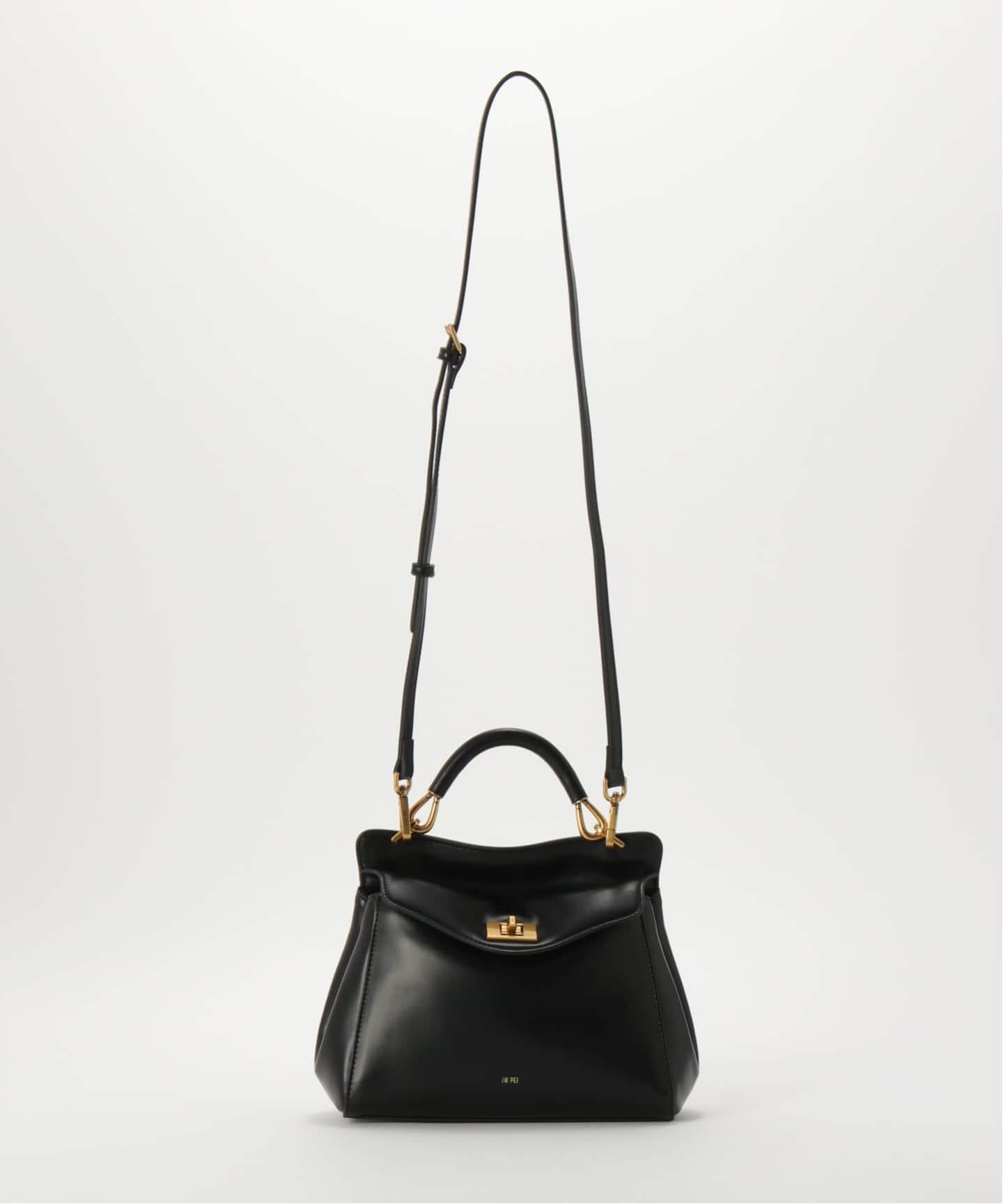 JW PEI / ジェイダブリュー ペイ】Lucia Classic Top Handbag(BLACK