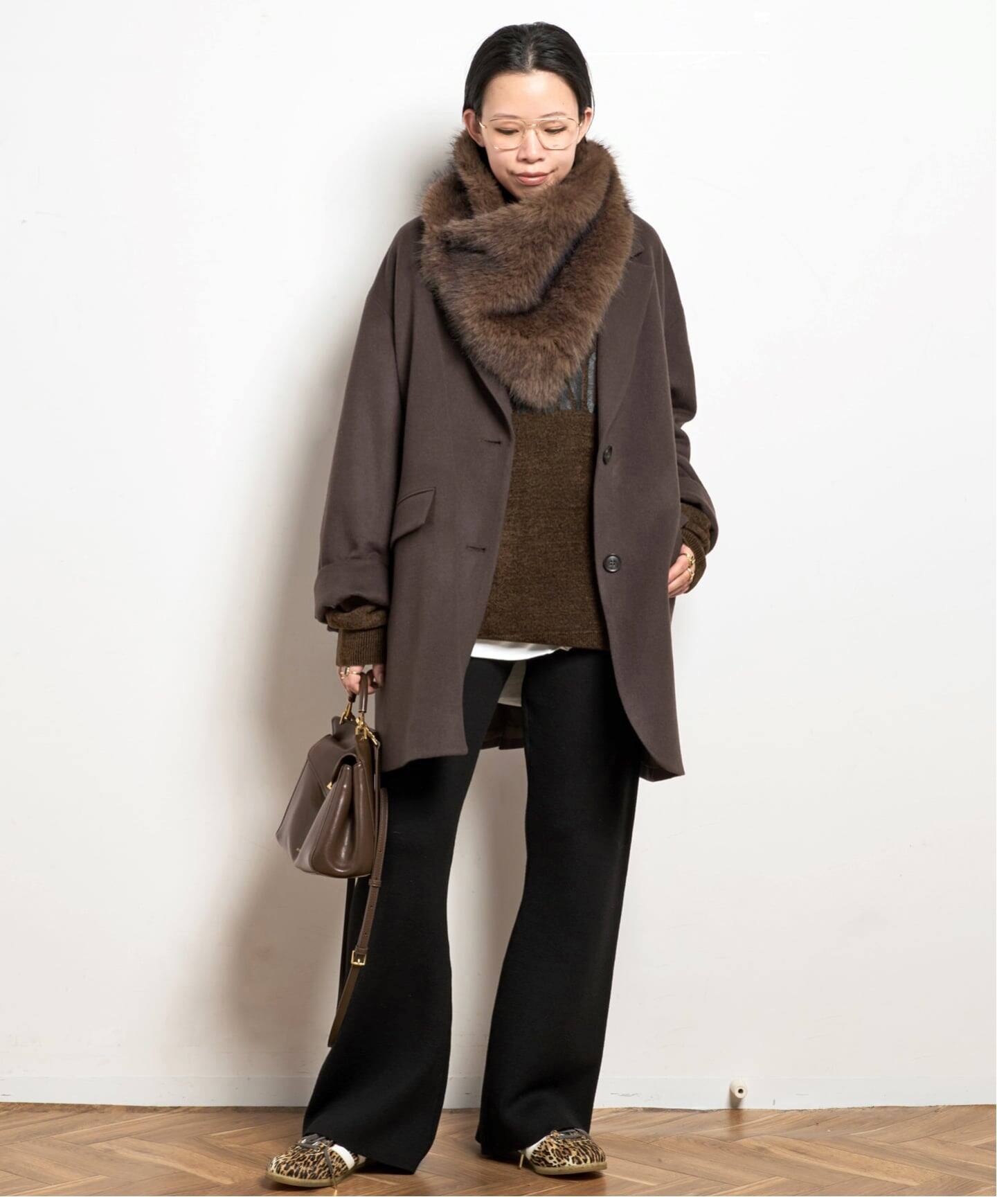 JW PEI / ジェイダブリュー ペイ】Lucia Classic Top Handbag(BROWN