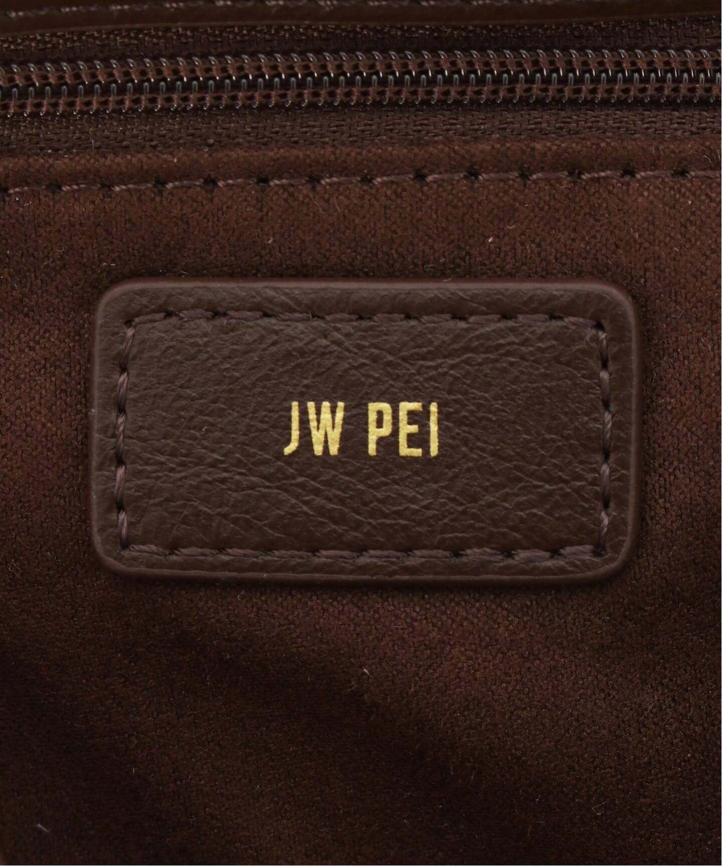JW PEI / ジェイダブリュー ペイ】Lucia Classic Top Handbag(BROWN 