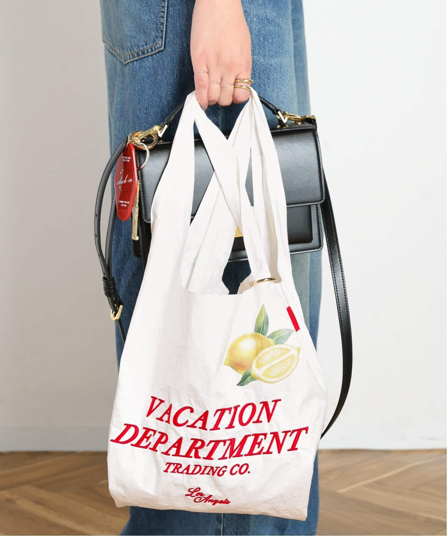 SKIN/スキン】VACATION DEPARTMENT SHOPPER＃010（トートバッグ）｜AP