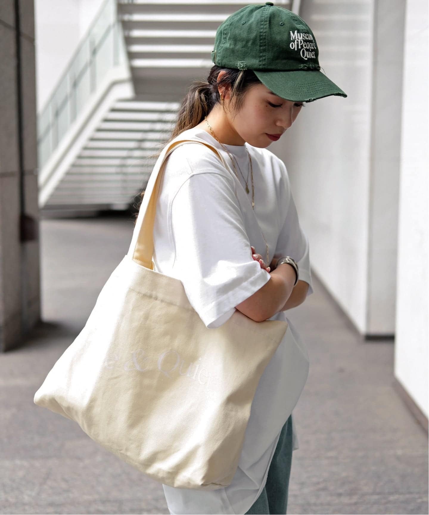 Museum of Peace & Quiet】Peace& Quiet TOTE（トートバッグ）｜AP