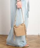 【AULENTTI/オウレンティ】フリンジスエードバッグ