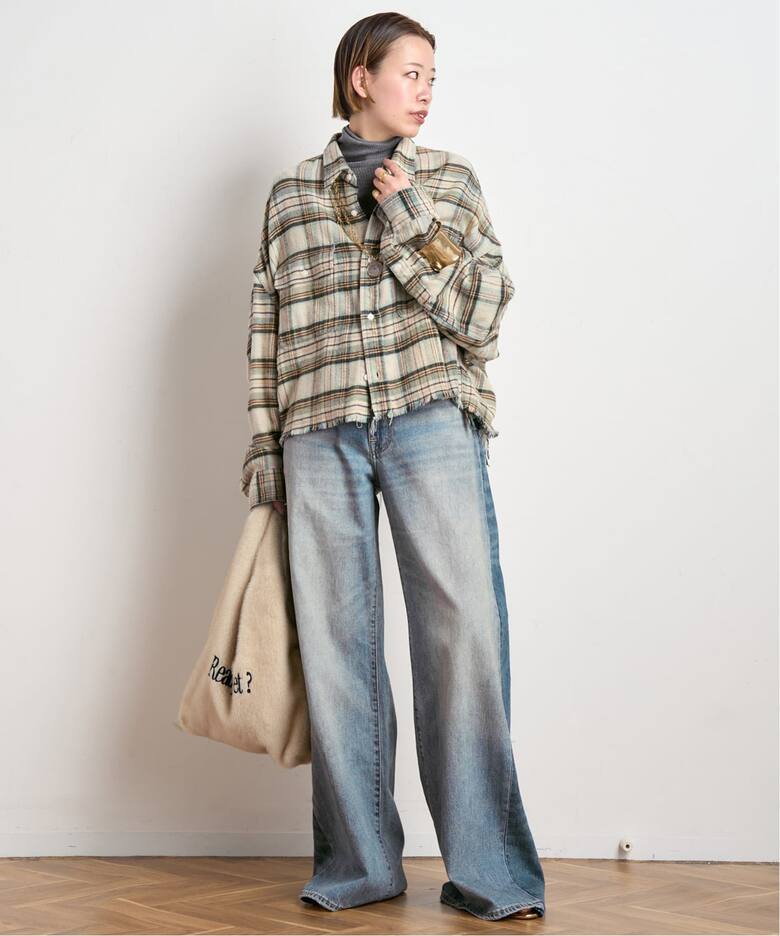 SKIN/スキン】Shaggy print Bag（トートバッグ）｜AP STUDIO（エーピー 