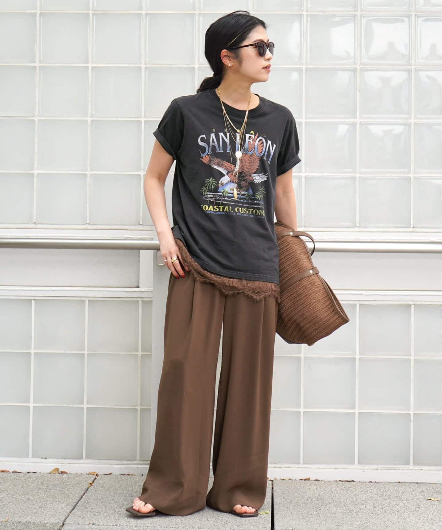 SITA PARANTICA/シータパランティカ 】別注レザー×ファブリックトート