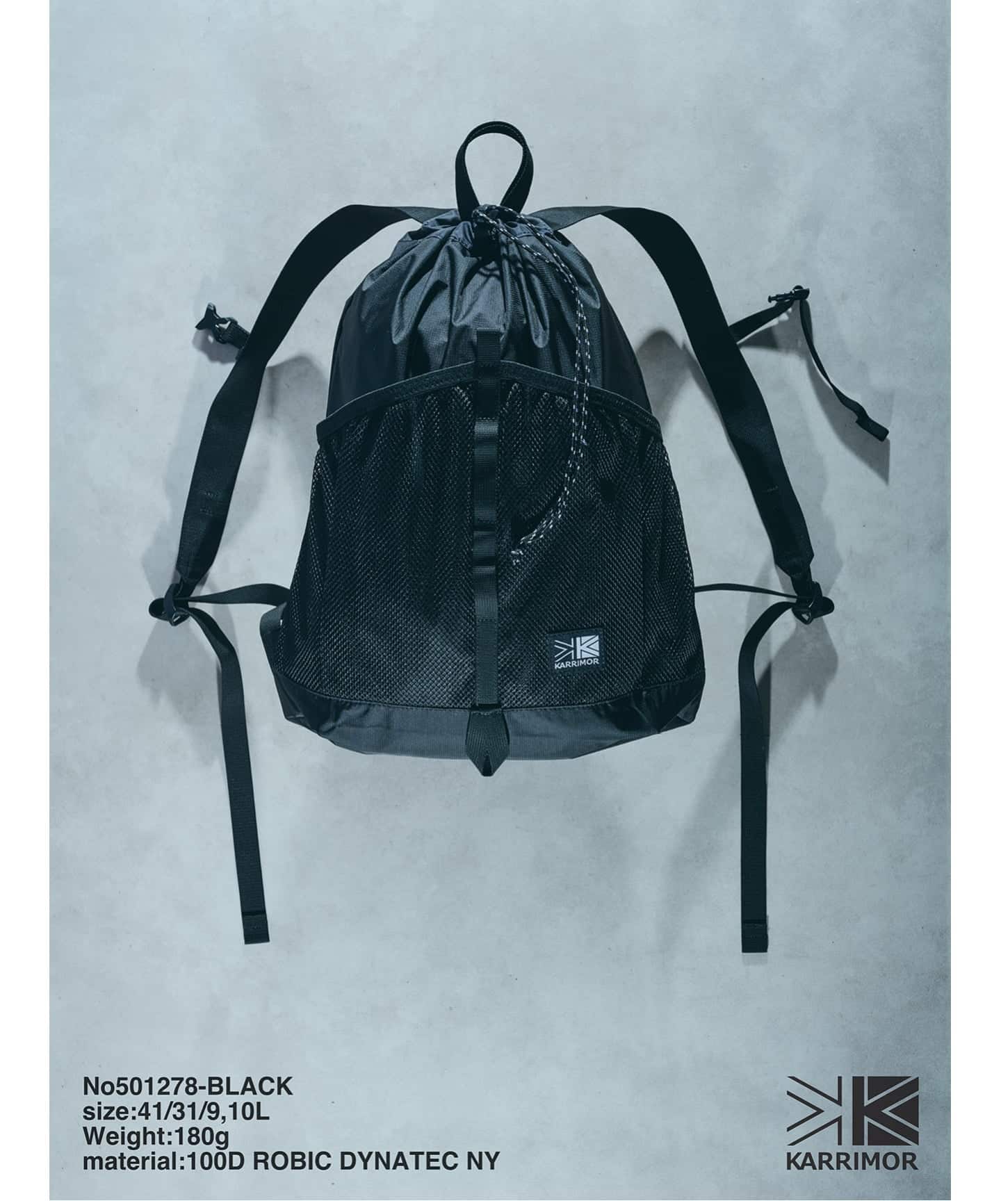 サンキューNoiR ブラック リュック・バックパック KARRIMOR / カリマー grab knapsack mini（バックパック／リュック