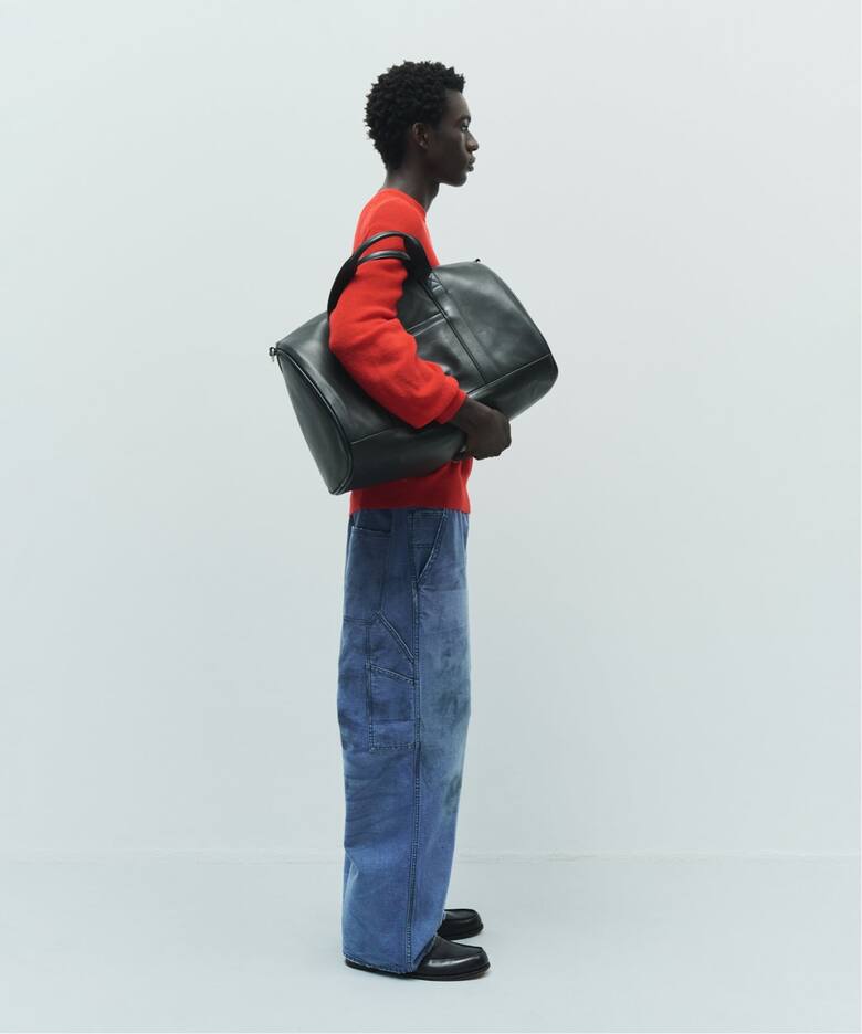 FOLL / フォル】buffalo leather boston bag（ボストンバッグ 
