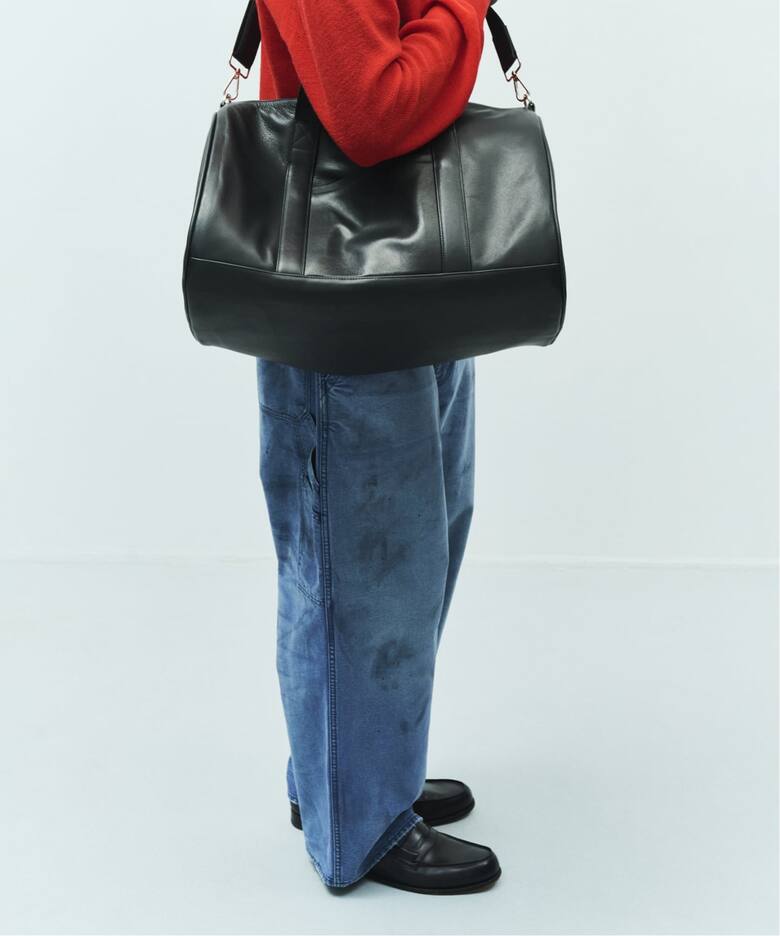 FOLL / フォル】buffalo leather boston bag（ボストンバッグ 