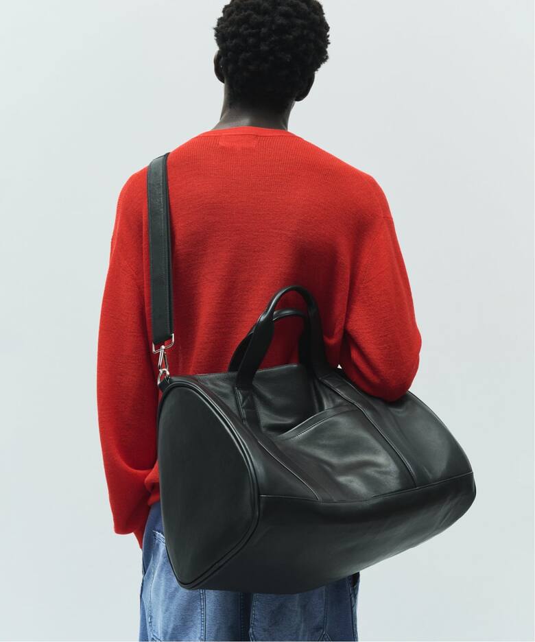 FOLL / フォル】buffalo leather boston bag（ボストンバッグ 