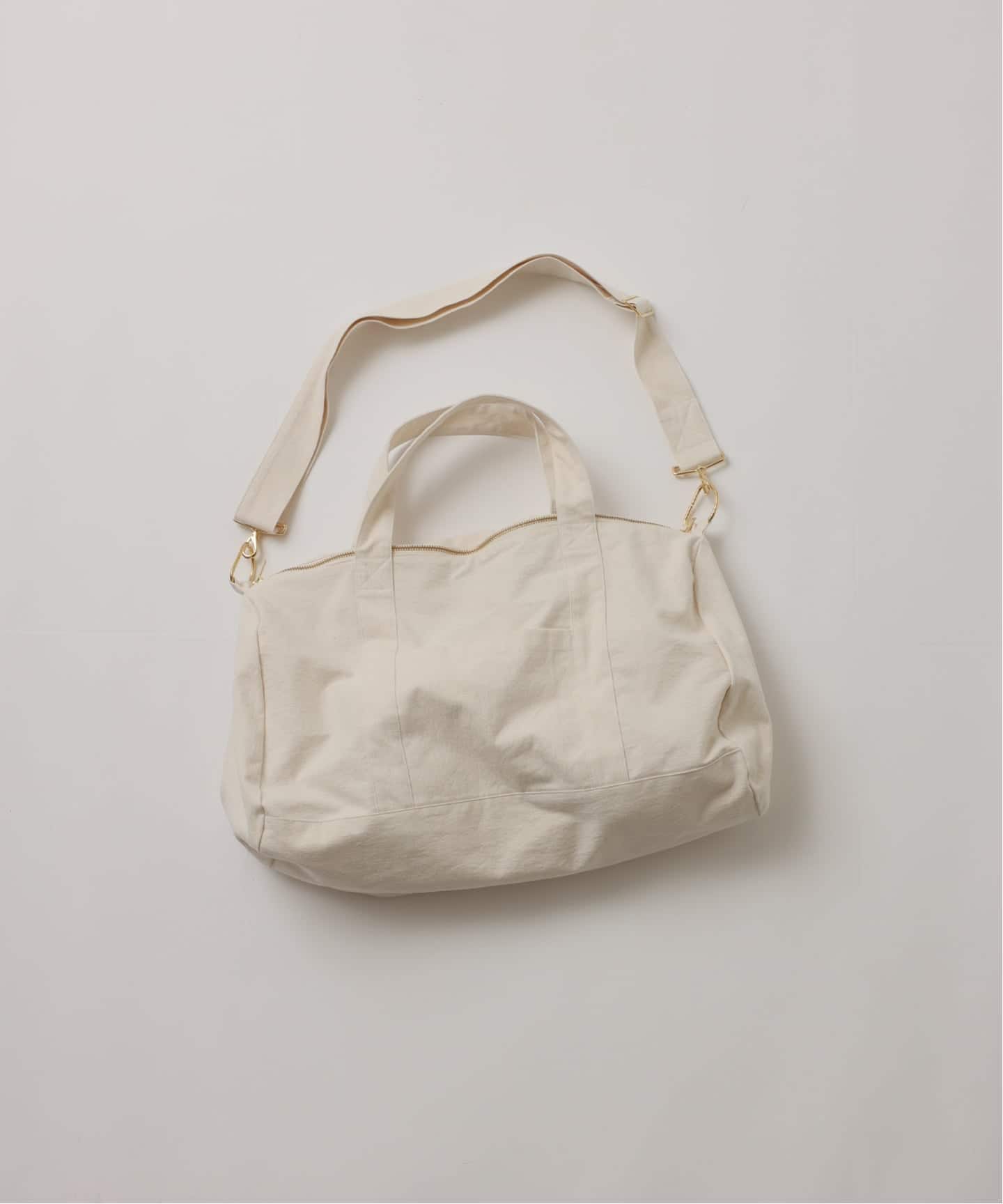 予約》【FOLL / フォル】cotton canvas bouston bag（ボストンバッグ