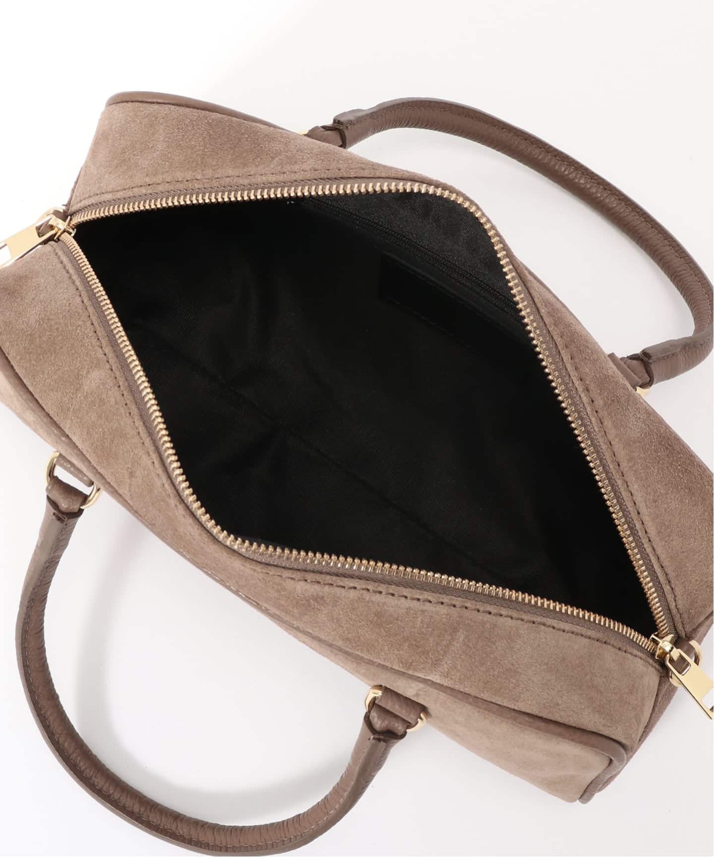 WEB＋一部店舗限定】AULENTTI / オウレンティ スエードボストンバッグ