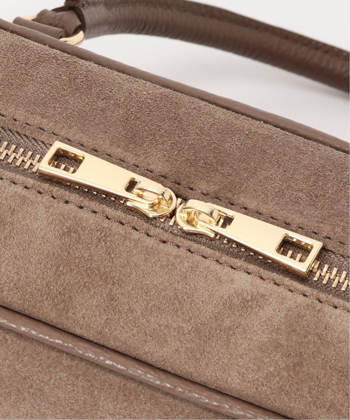 WEB＋一部店舗限定】AULENTTI / オウレンティ スエードボストンバッグ