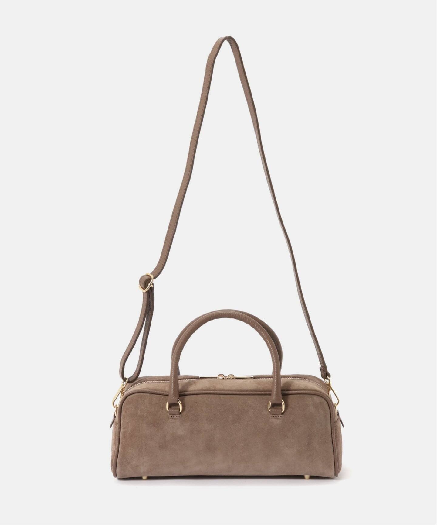 WEB＋一部店舗限定】AULENTTI / オウレンティ スエードボストンバッグ