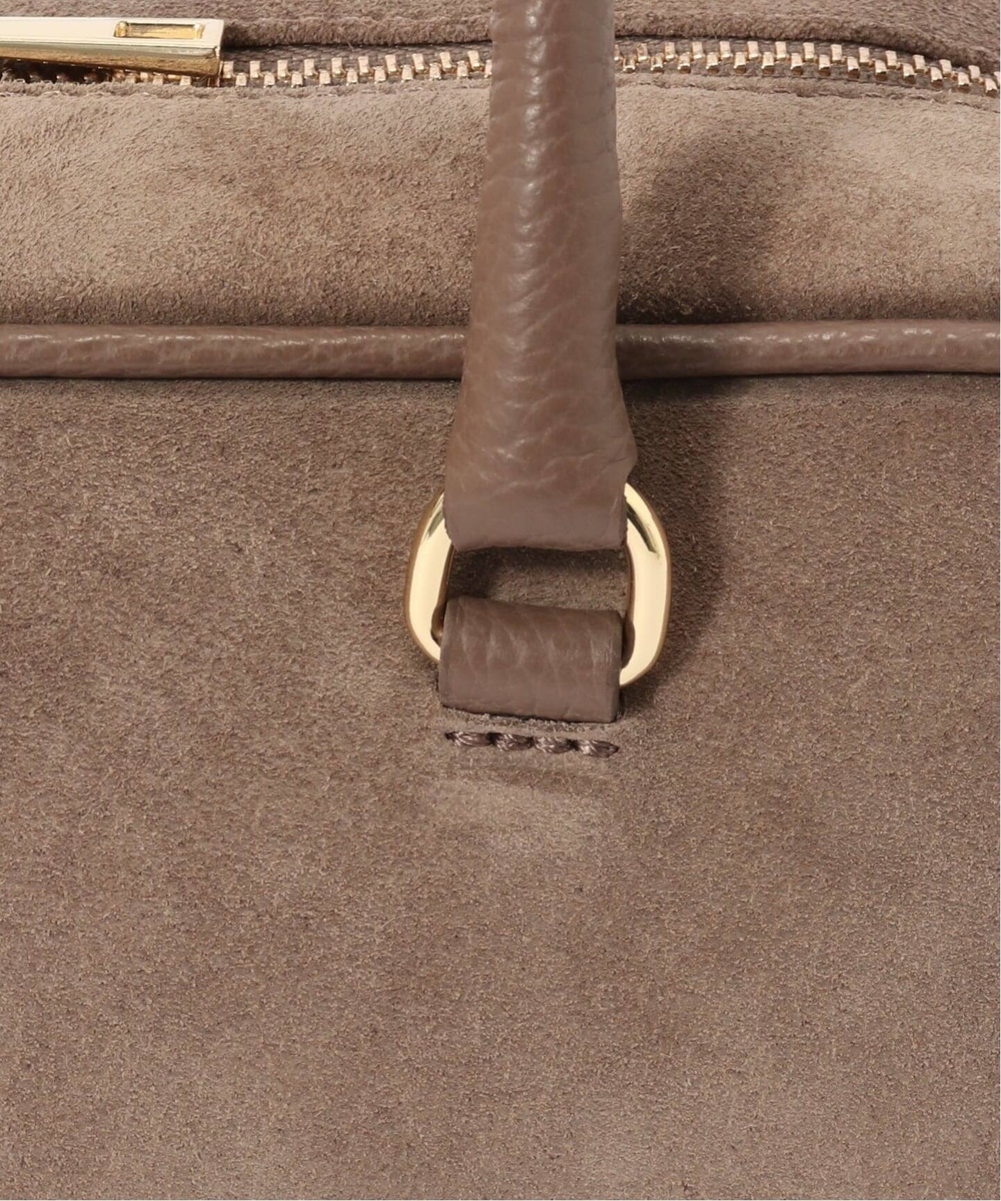 WEB＋一部店舗限定】AULENTTI / オウレンティ スエードボストンバッグ