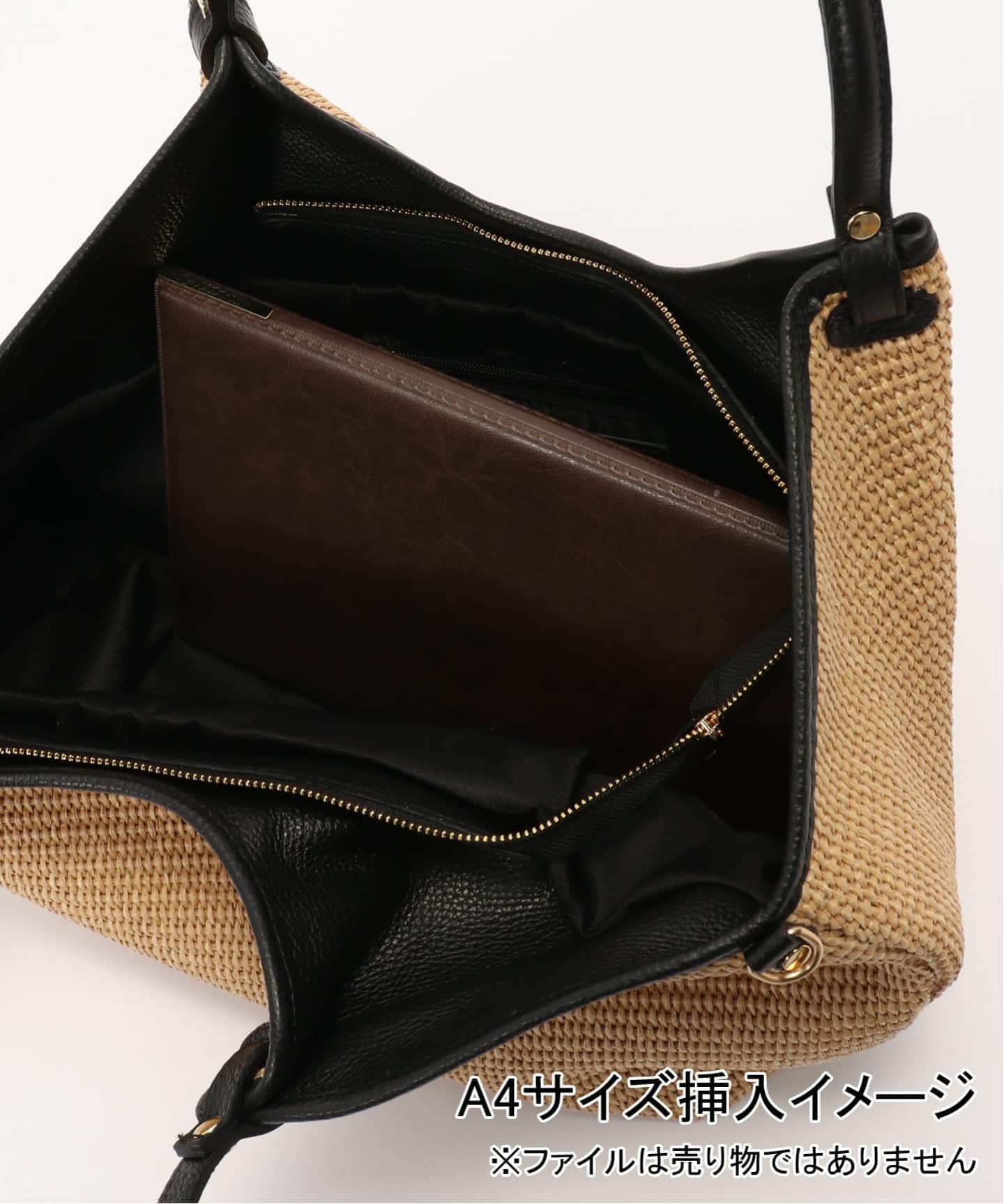 WEB＋一部店舗限定】AULENTTI / オウレンティ ラフィアトートコンビ