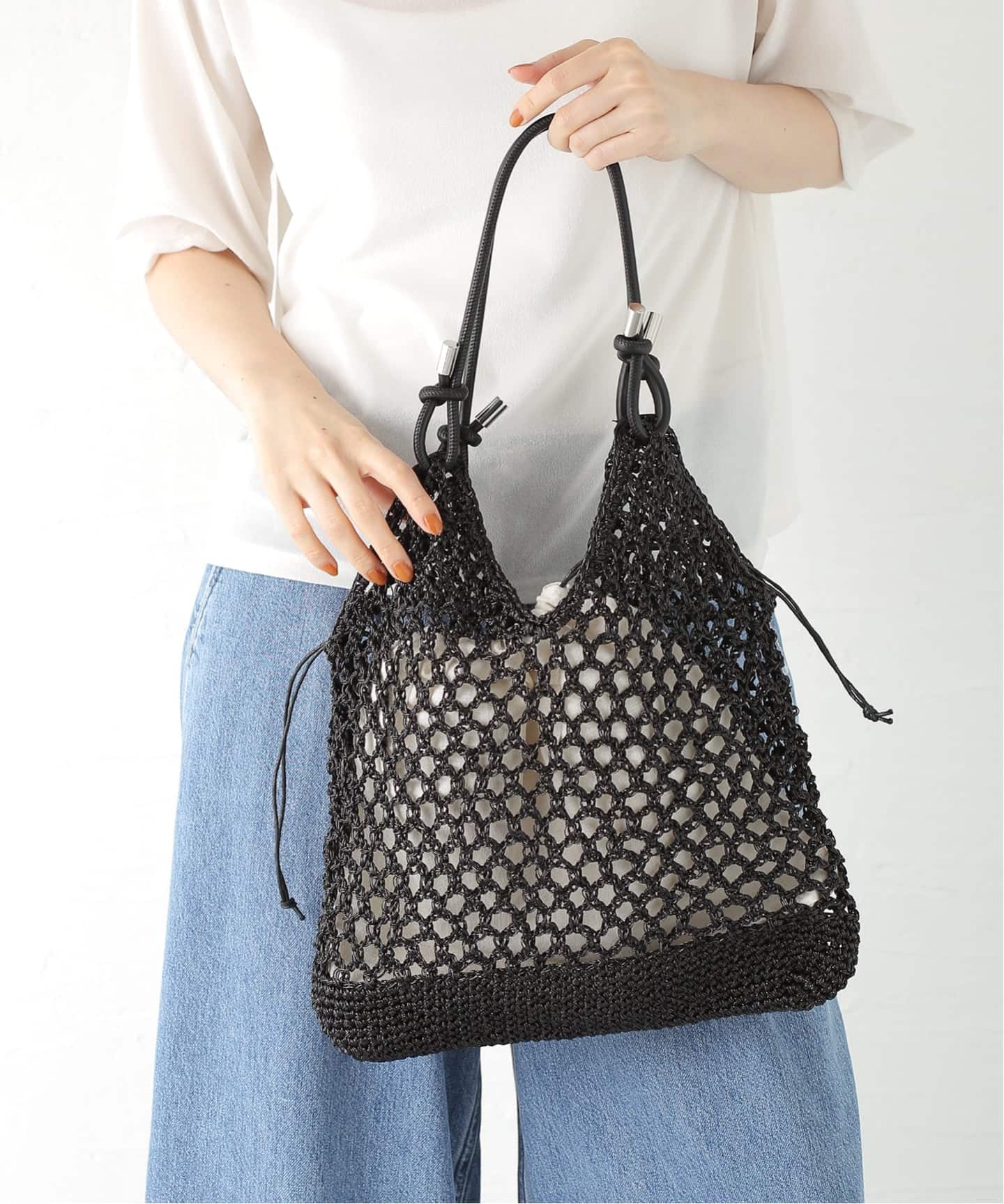 MIAN / ミアン メッシュ編みトートバッグ（トートバッグ）｜B.C STOCK
