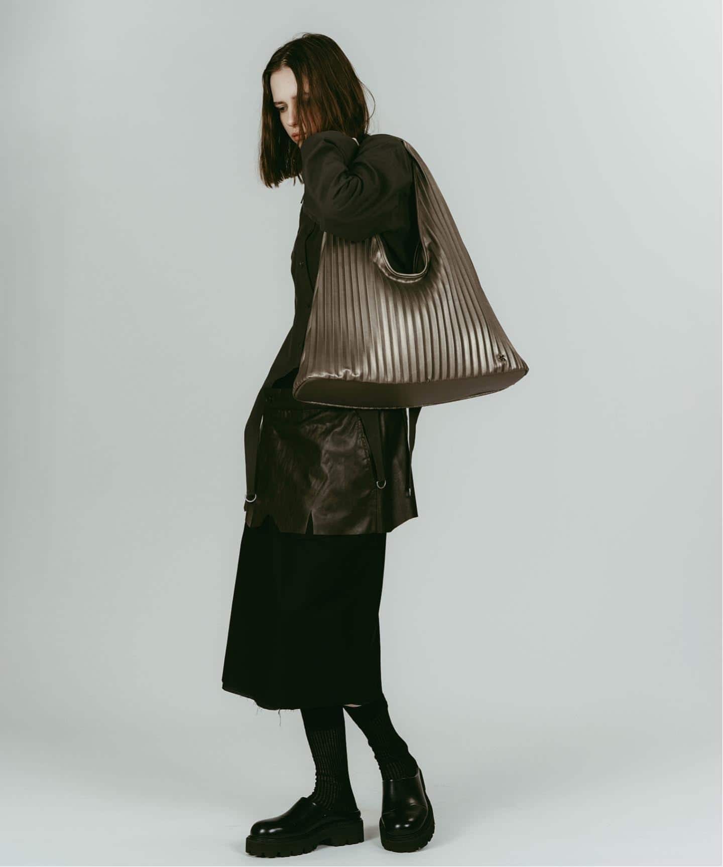 Knuth Marf/クヌースマーフ leather pleats bag（ショルダーバッグ