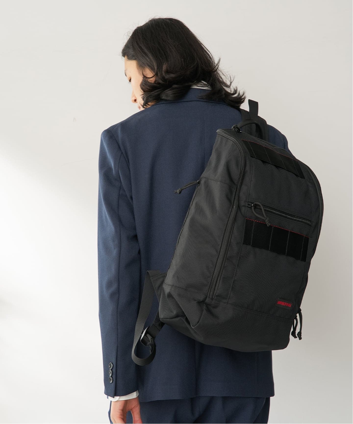黒　BRIEFING VERTICAL PACK　ブラック BRIEFING / ブリーフィング 別注 VERTICAL PACK（バックパック
