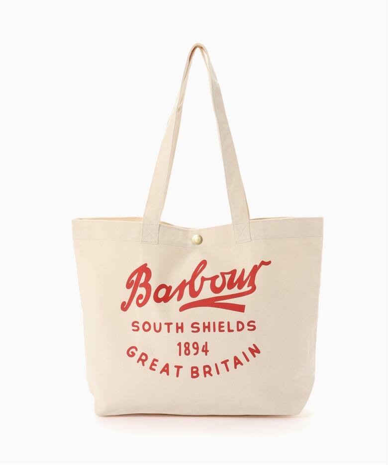 Barbour / バブアー script tote bag（トートバッグ）｜B.C STOCK 