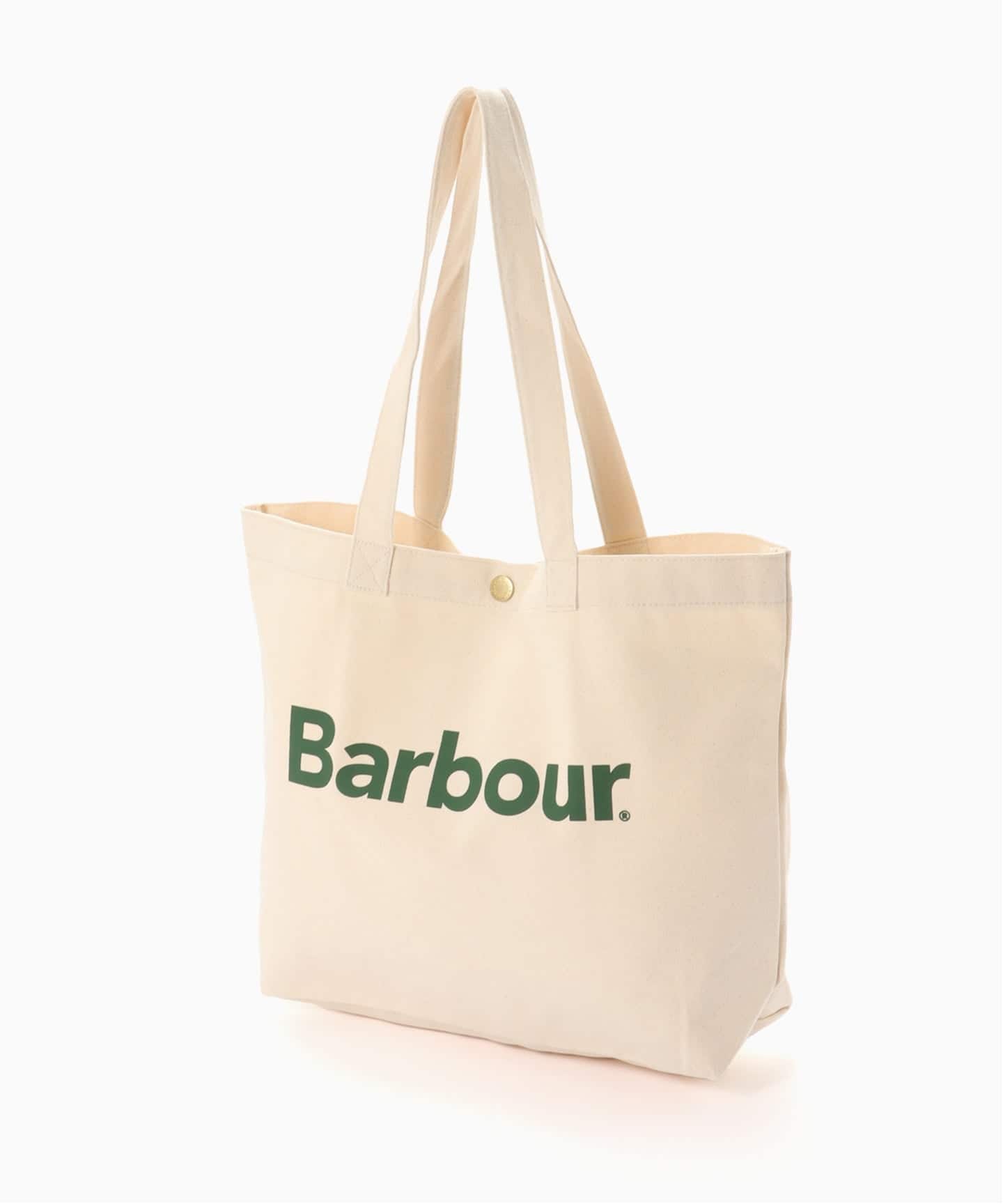 Barbour パッカブル コート　ベージュ　ショルダーバッグ付き Barbour / バブアー logo tote bag（トートバッグ）｜B.C STOCK（ベー
