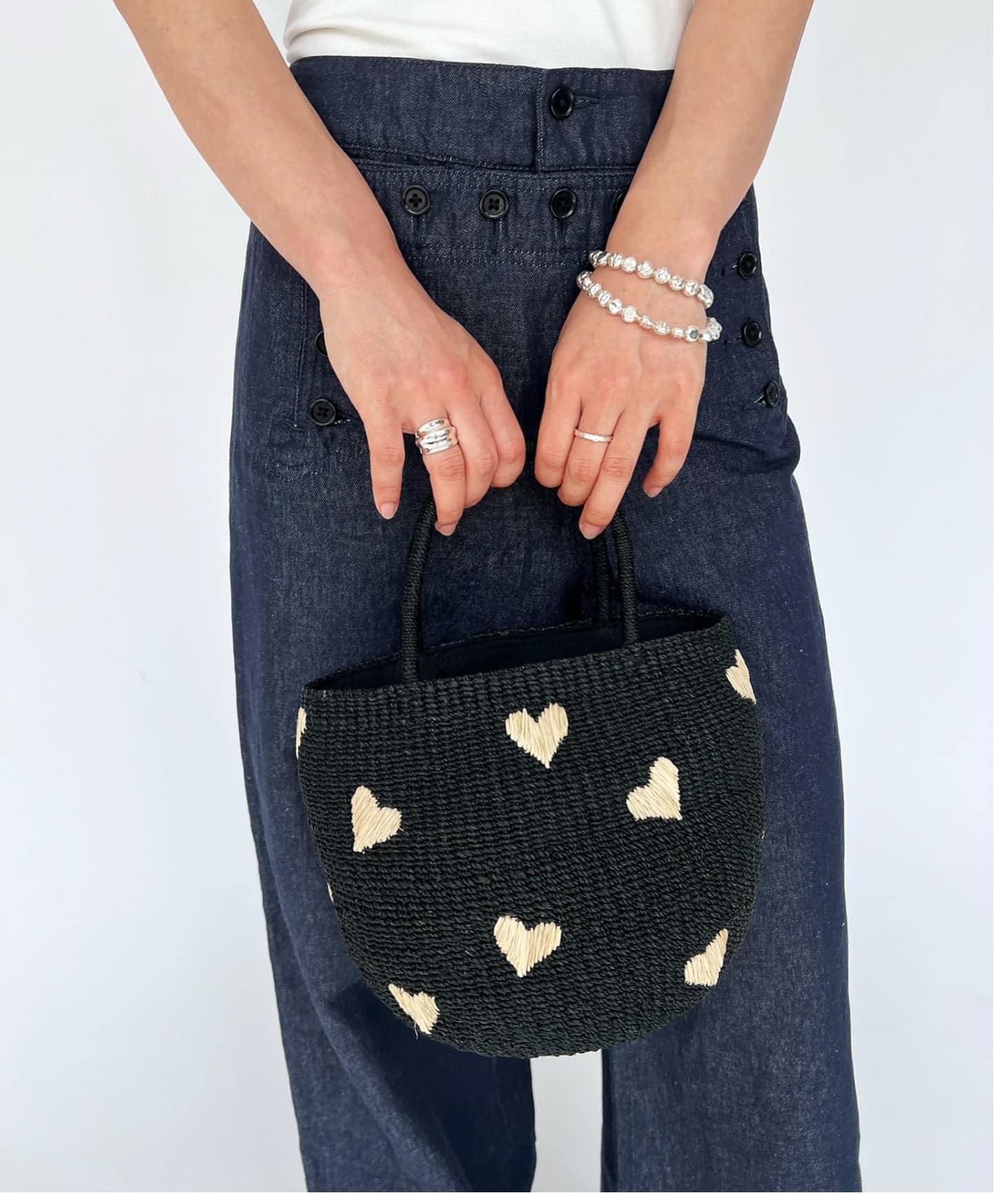 THE BAGMATI for LULU】heart basket bag（かごバッグ）｜EDIT.FOR
