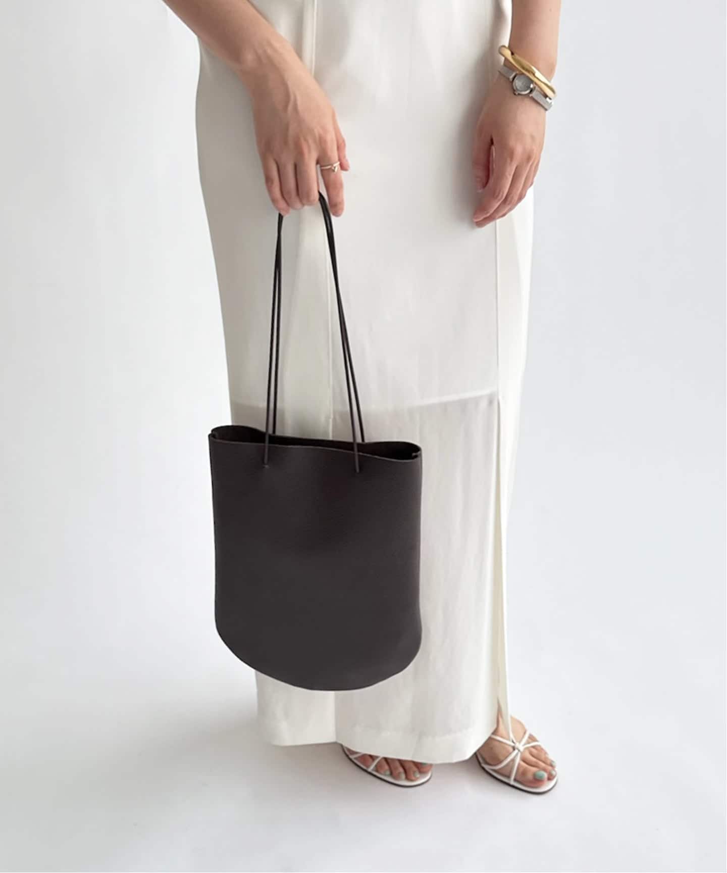 EDIT. FOR LULU/ ハートメイドTote B グリーン _Fot/フォート】half circle tote（トートバッグ）｜EDIT.FOR LULU