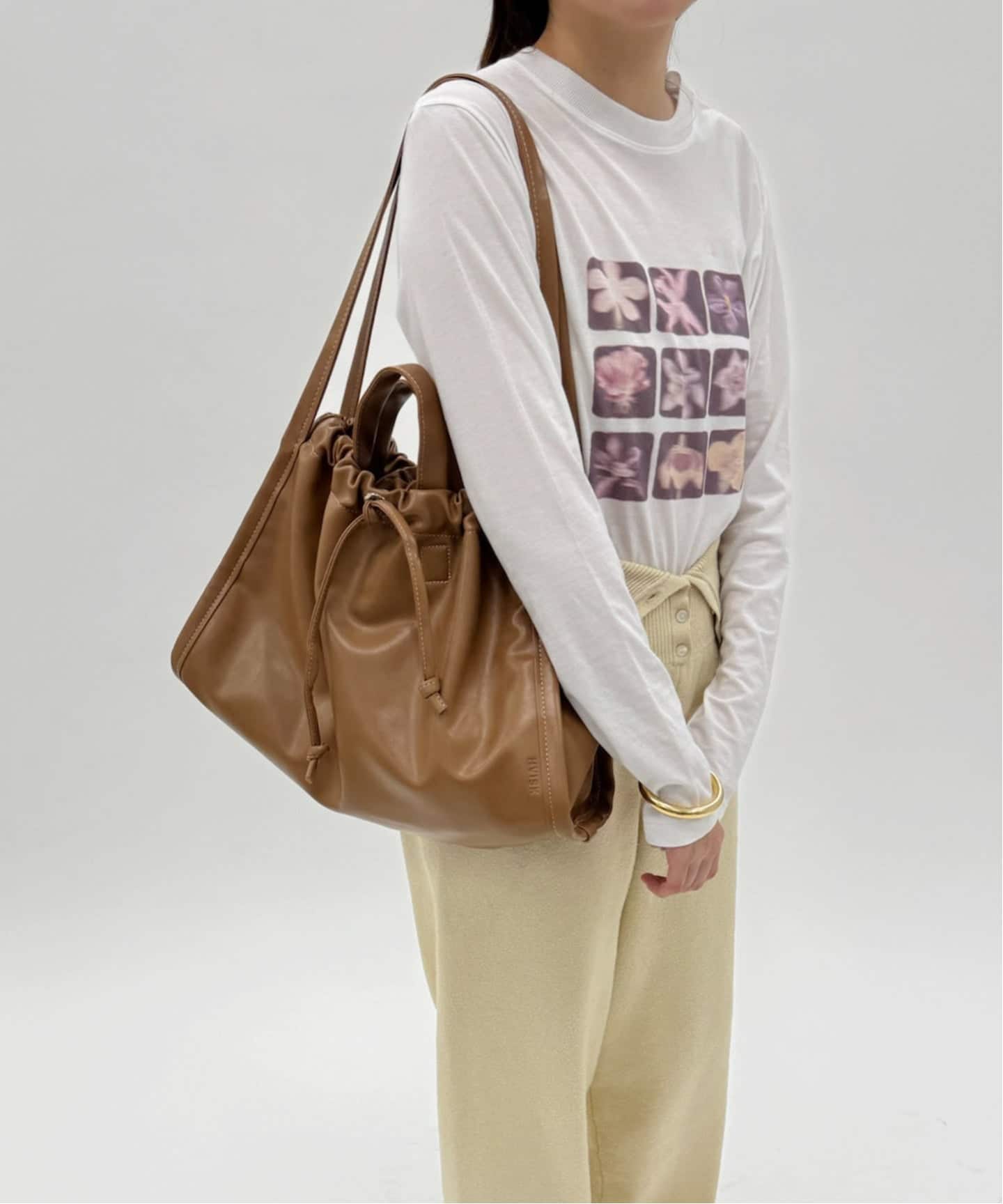 EDIT. FOR LULU【HVISK / ヴィスク】ハンドルバッグ HVISK/ヴィスク】BROWN BIG TOTE BAG（その他バッグ）｜EDIT.FOR LULU