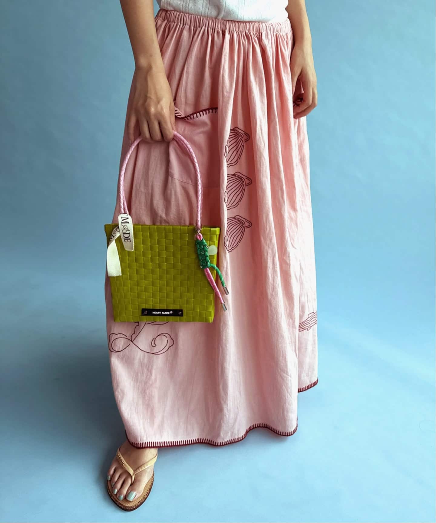 HEART MADE for LULU】 Squre Shoulder Bag（かごバッグ）｜EDIT.FOR