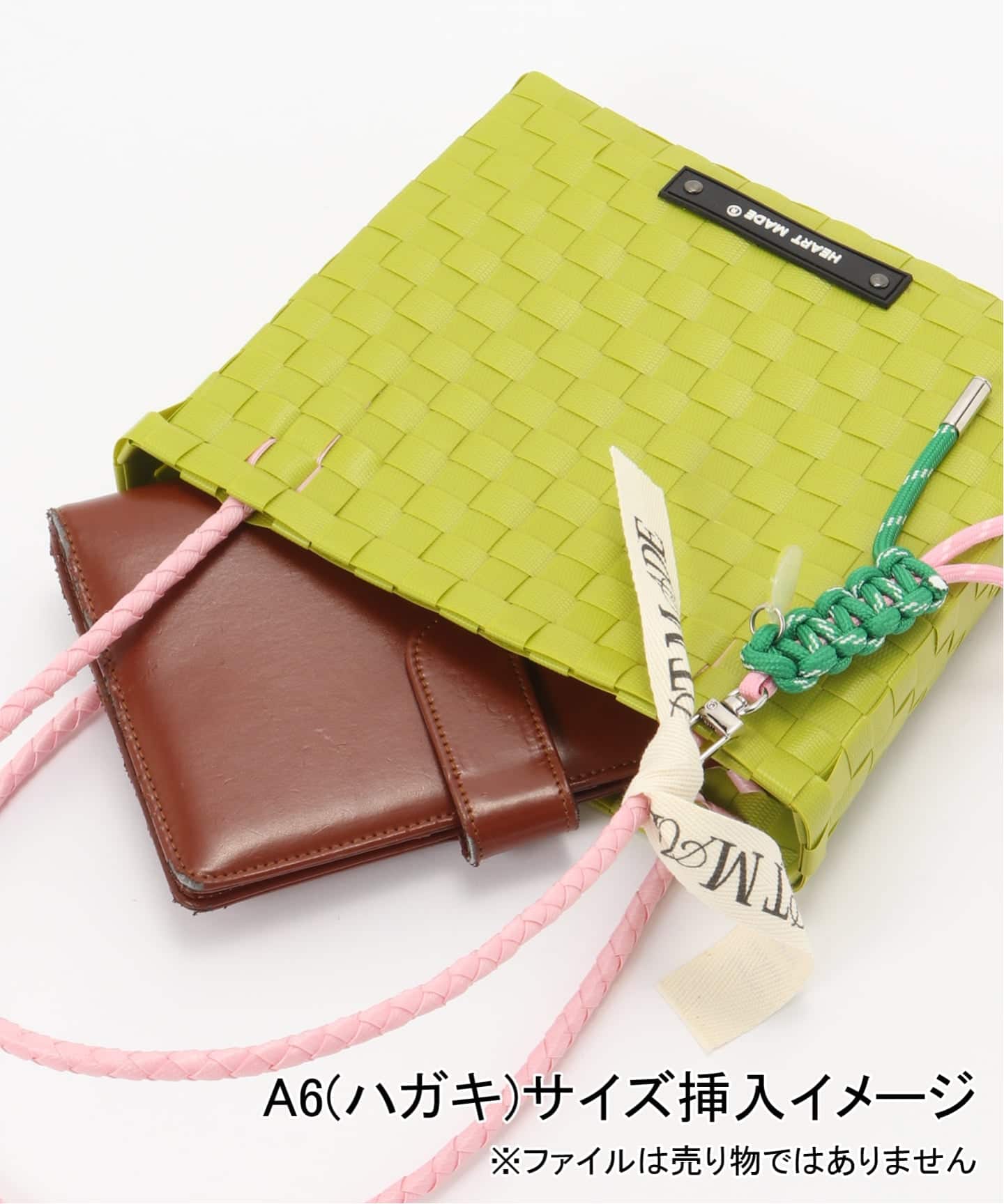 HEART MADE for LULU】 Squre Shoulder Bag（かごバッグ）｜EDIT.FOR