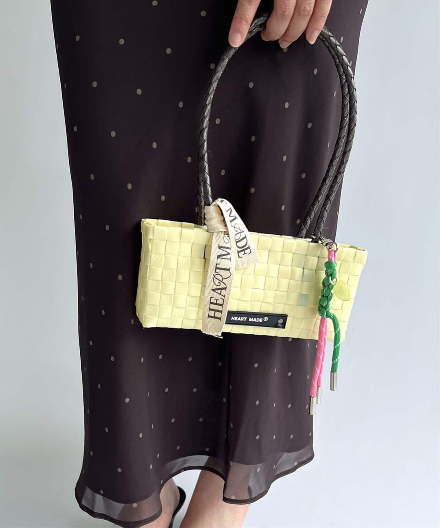 HEART MADE for LULU】 Small Shoulder Bag（かごバッグ）｜EDIT.FOR