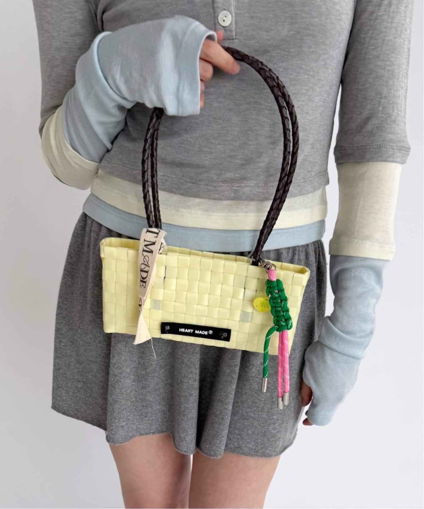 HEART MADE for LULU】 Small Shoulder Bag（かごバッグ）｜EDIT.FOR