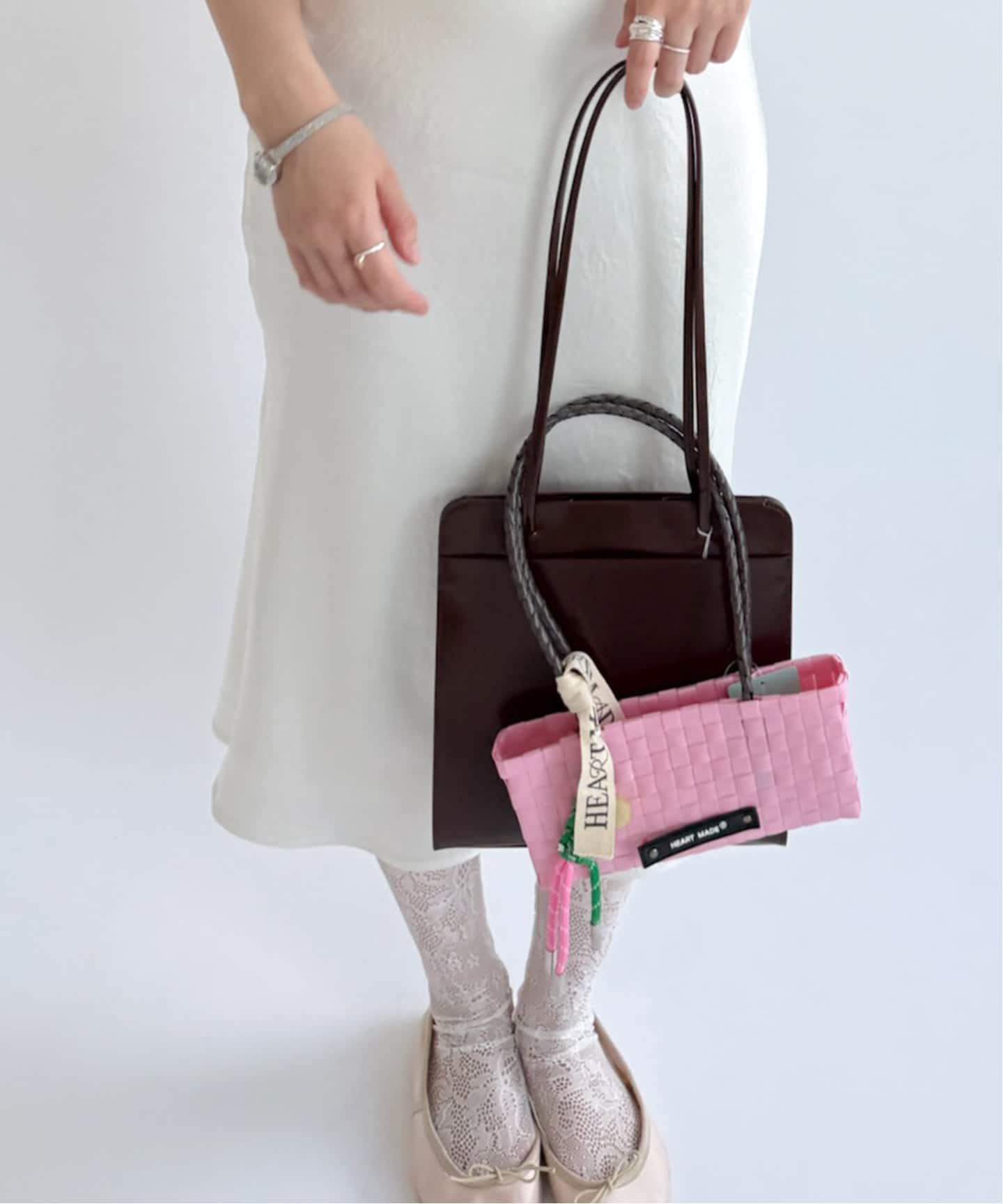 HEART MADE for LULU】 Small Shoulder Bag（かごバッグ）｜EDIT.FOR