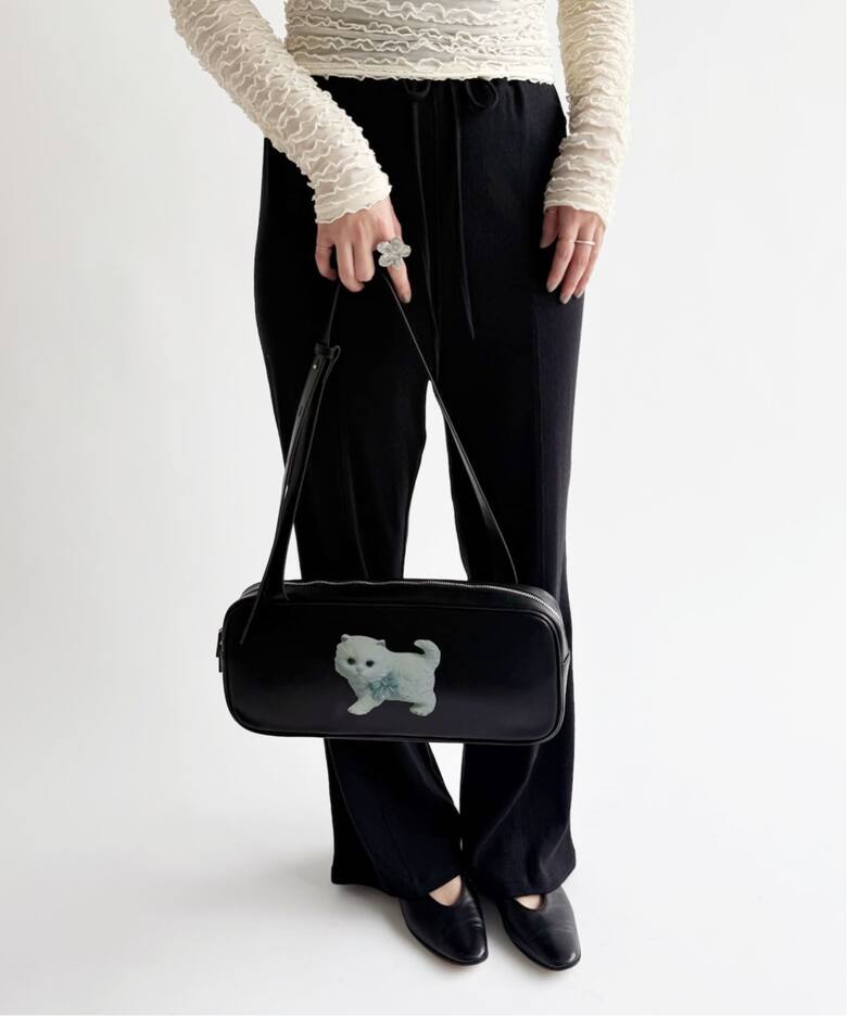 YUHAN WANG/ユハン・ワン】kitty print shoulder bag（その他バッグ 