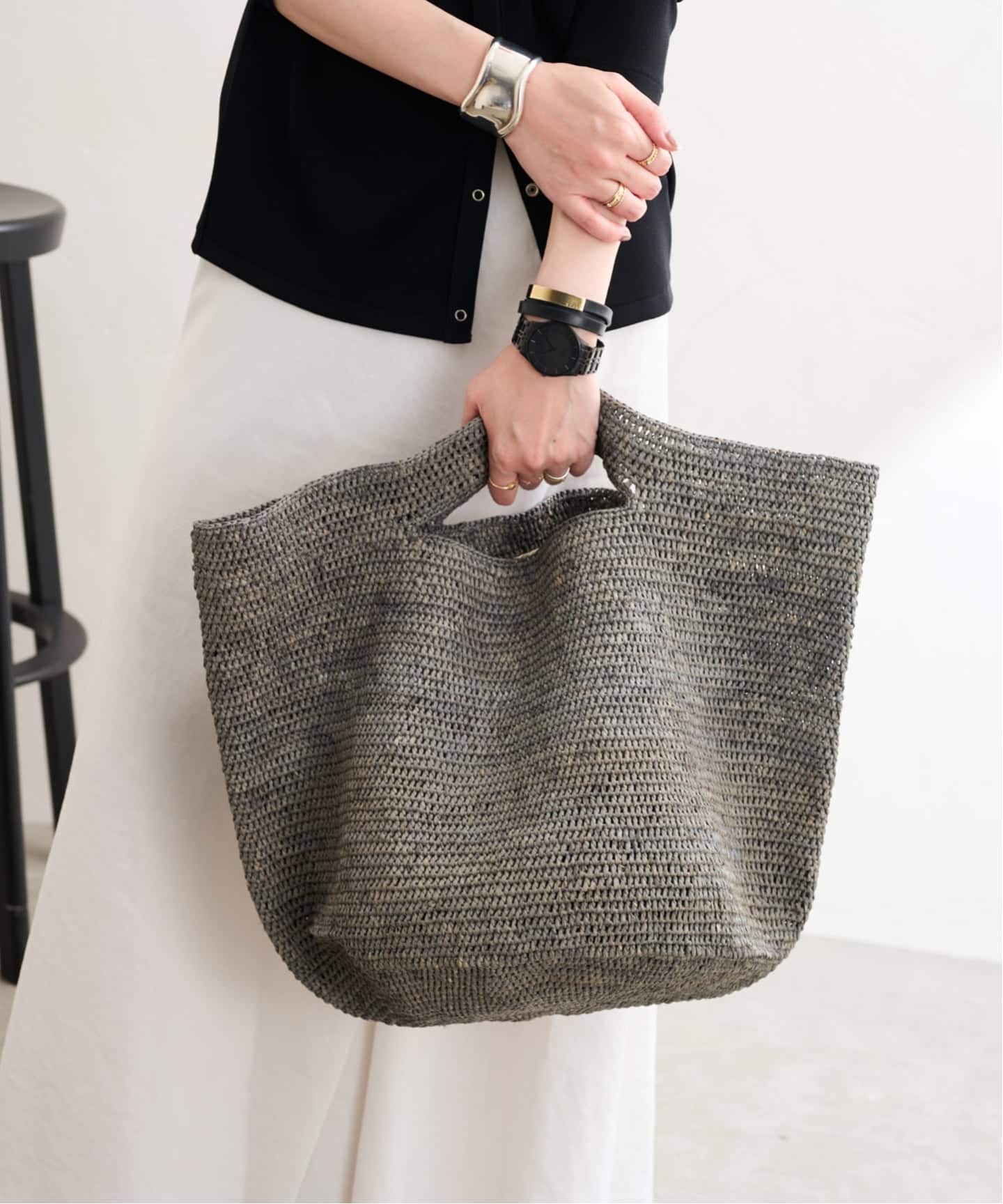 【美品】MADE IN MADA / メイドインマダ KOKO バッグ MADE IN MADA（メイドインマダ） かごバッグ KOKO BAG ココ レディース