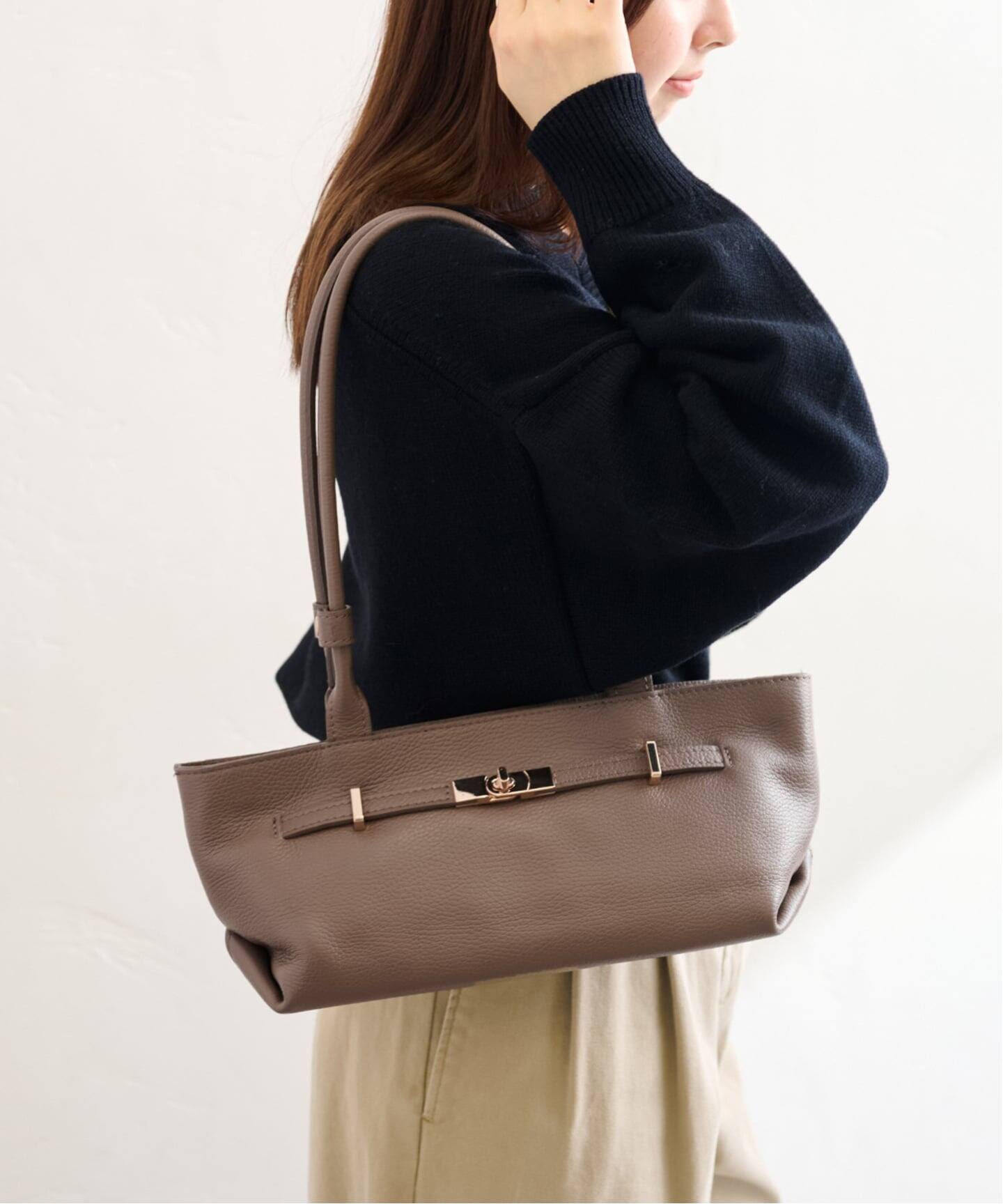 MILOS/ミロス WIDE SLIM BAG（ハンドバッグ）｜LE TALON（ル タロン