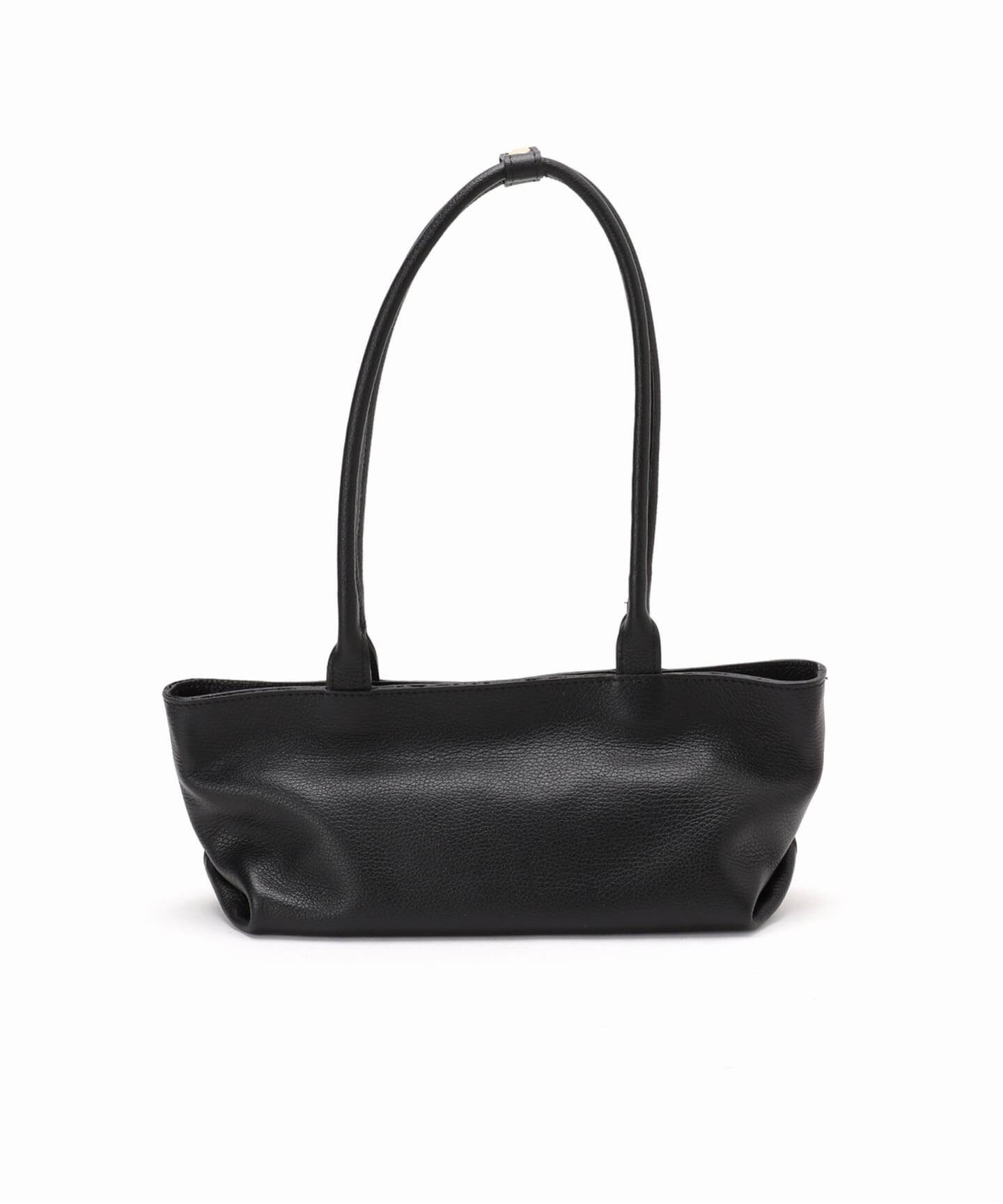 Milos 本革 黒 ハンドバッグ【新品未使用タグ付き】★お盆休み中★ 予約》MILOS/ミロス WIDE SLIM BAG（ハンドバッグ）｜LE TALON（ル