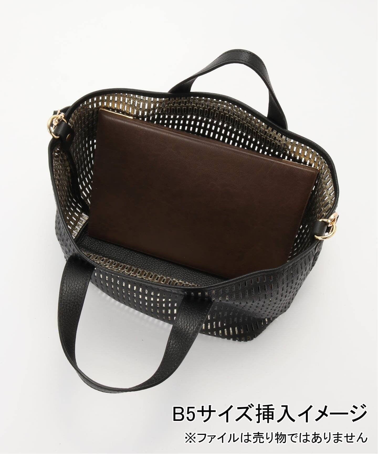 レディース 未使用 Mrose/エンメローズ cut tote バッグ