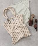 《追加 / 一部カラーWEB限定》BONGUSTA/ボングスタ STRIPED トートバッグ