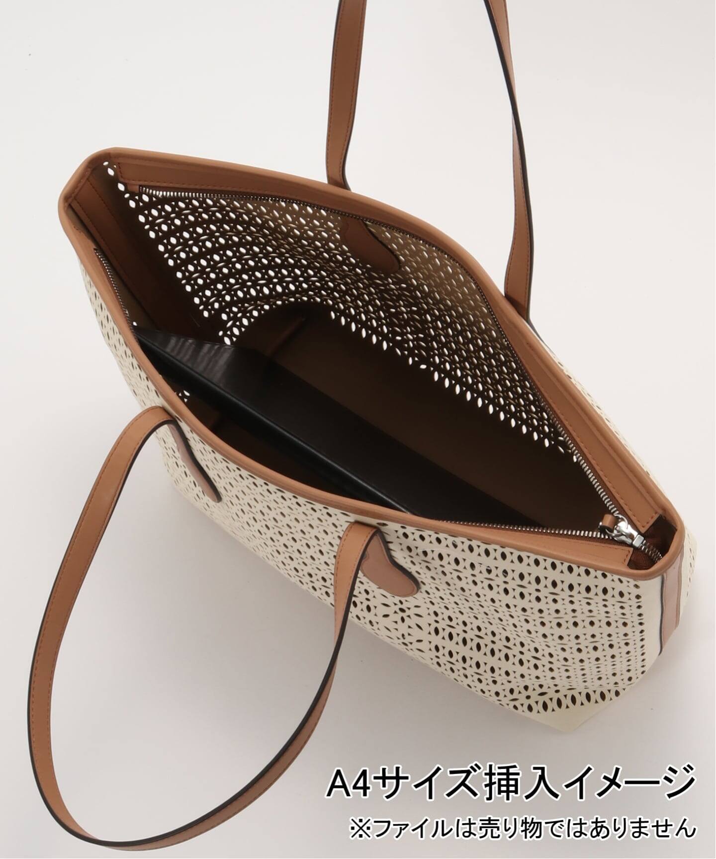 美品★ジャンニ・キアリーニ（Gianni Chiarini）レザー製コンビトート WEB限定》GIANNI CHIARINI/ ジャンニ キアリーニ cutting tote（トート