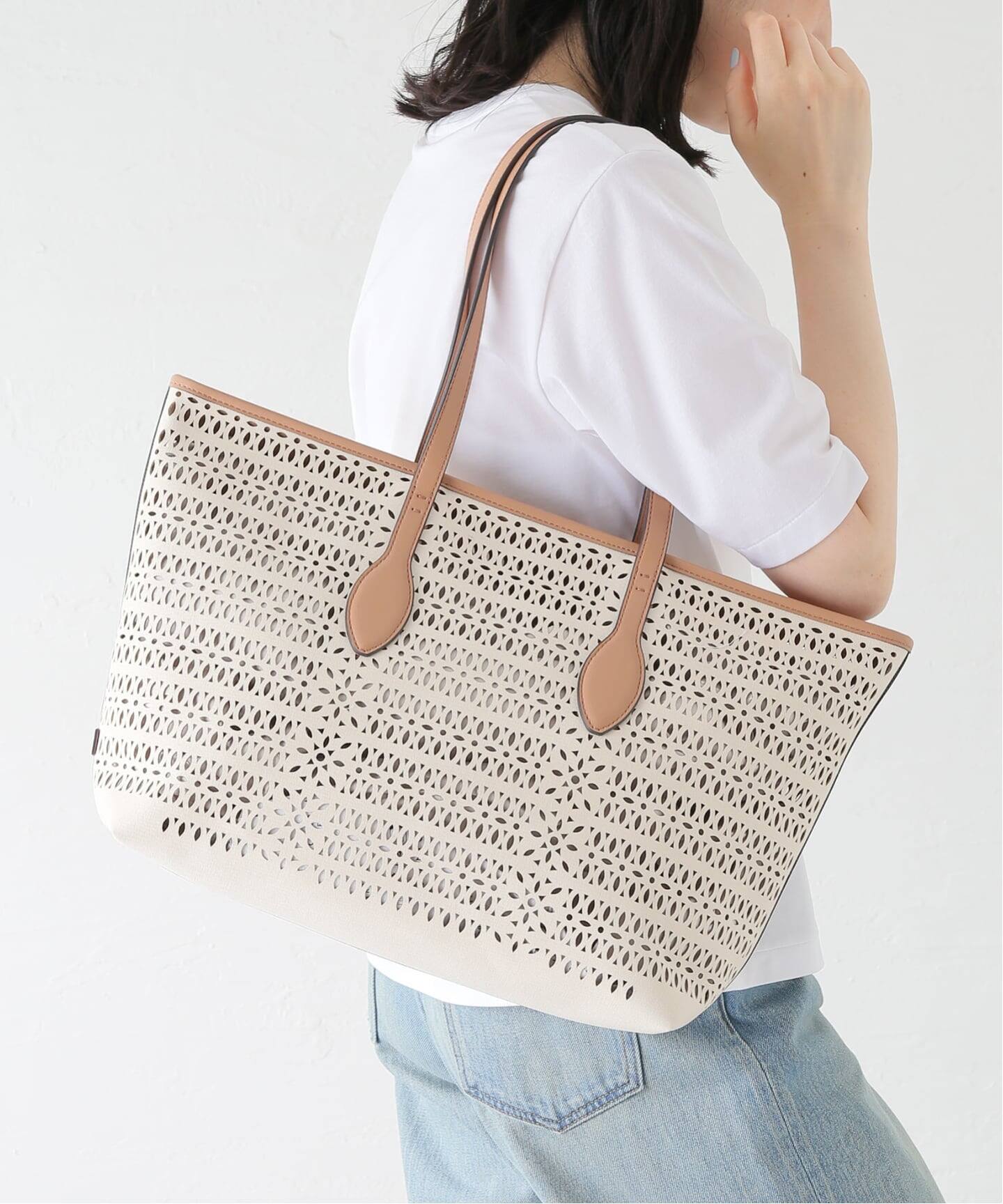WEB限定》GIANNI CHIARINI/ ジャンニ キアリーニ cutting tote（トート