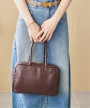 《予約》MILOS/ミロス soft leather Square ボストン