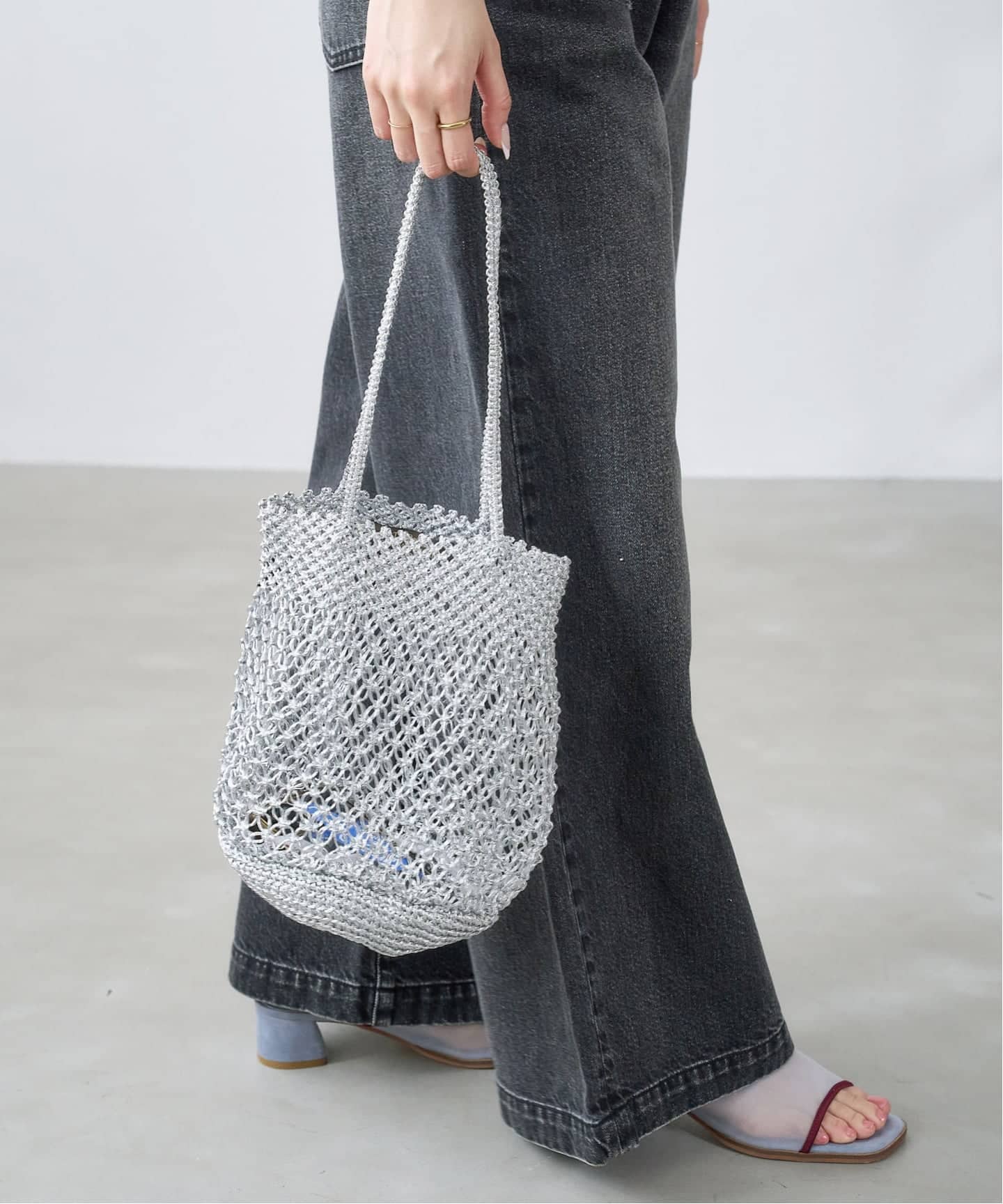 THE BAGMATI/バクマティ メタリックメッシュ BAG（ハンドバッグ）｜LE