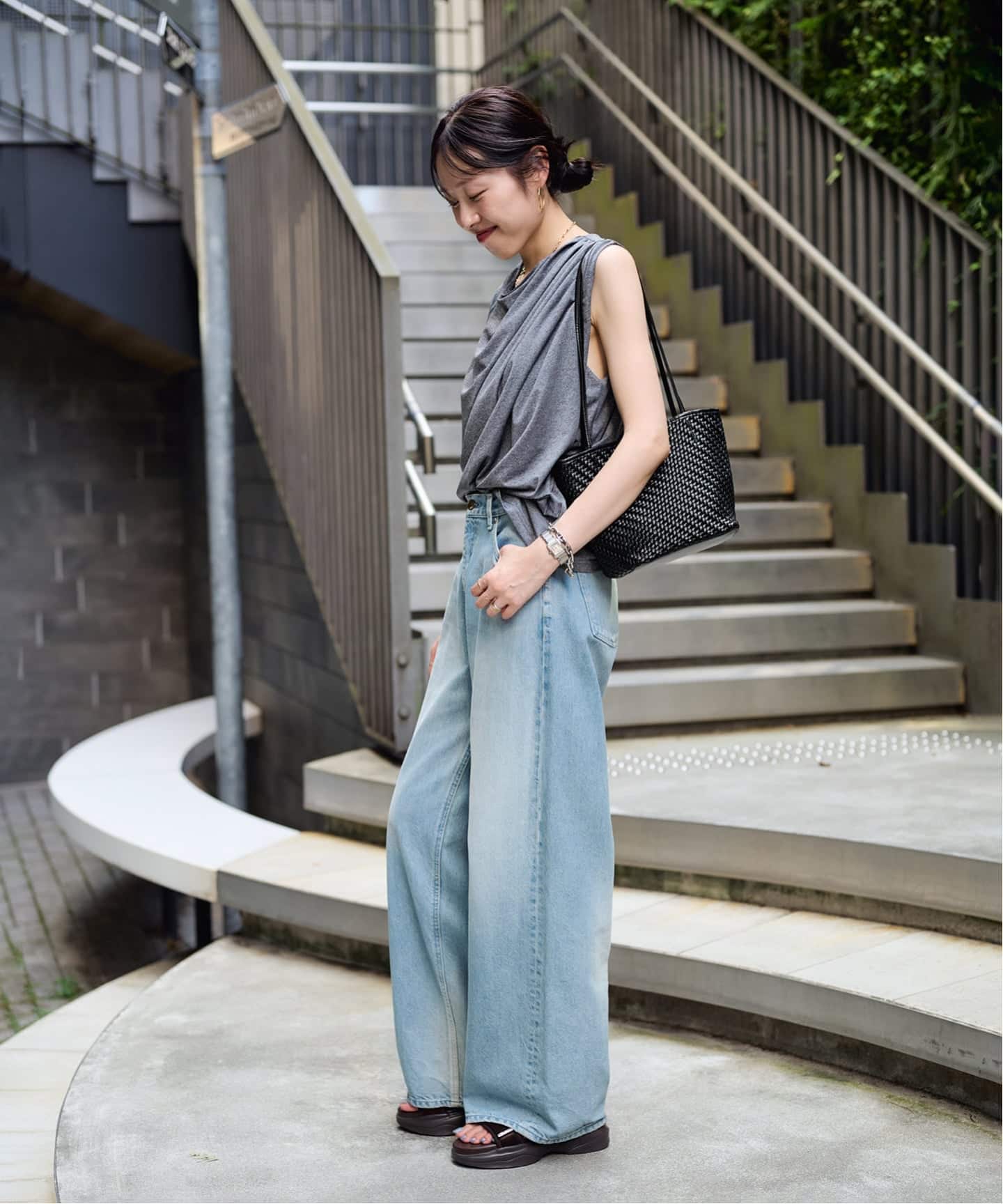 cachecache/カシュカシュ メッシュミニトート（トートバッグ）｜LE