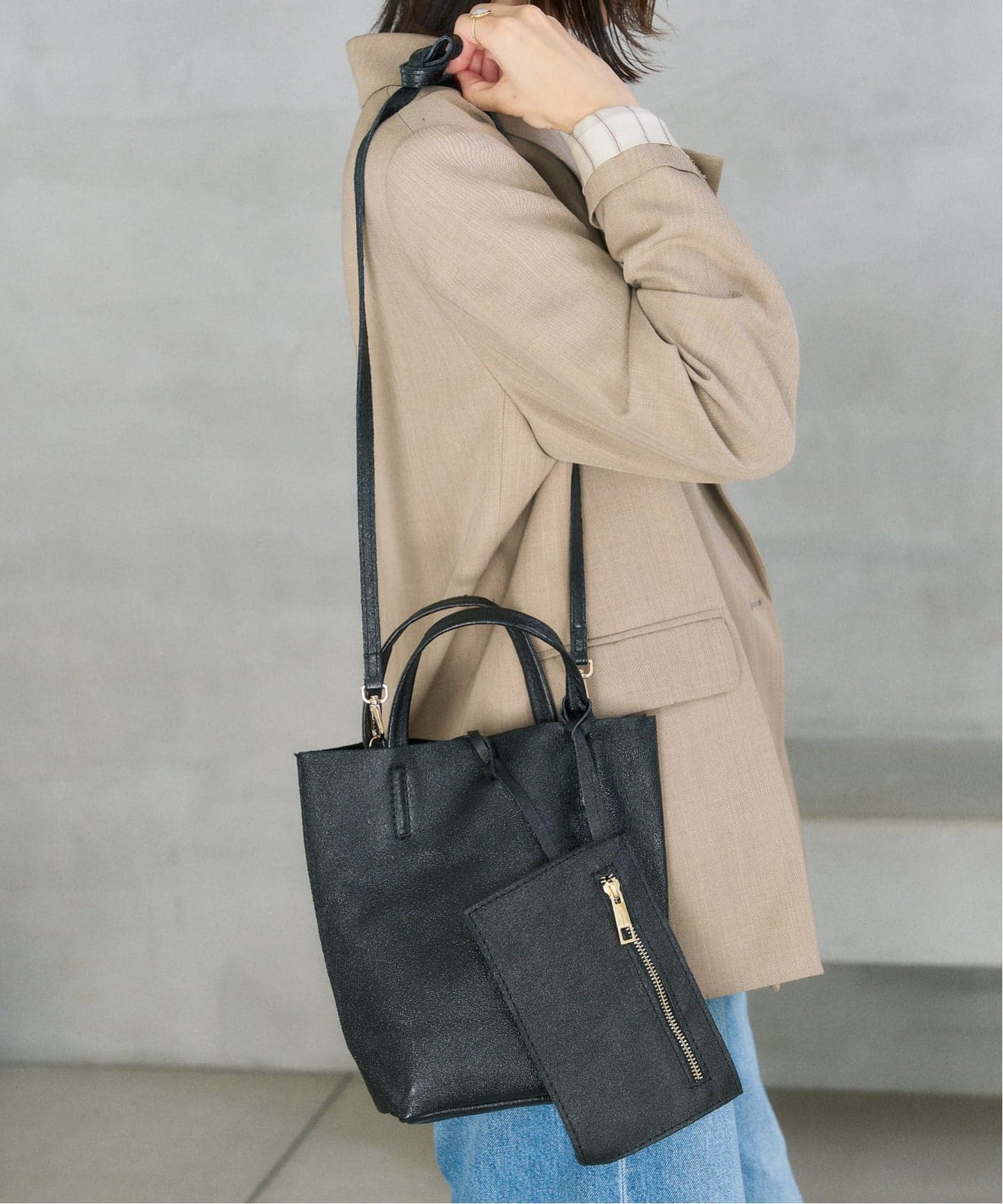 MILLELA FIRENZE/ミレッラ METALLIC MINI TOTE（トートバッグ）｜LE
