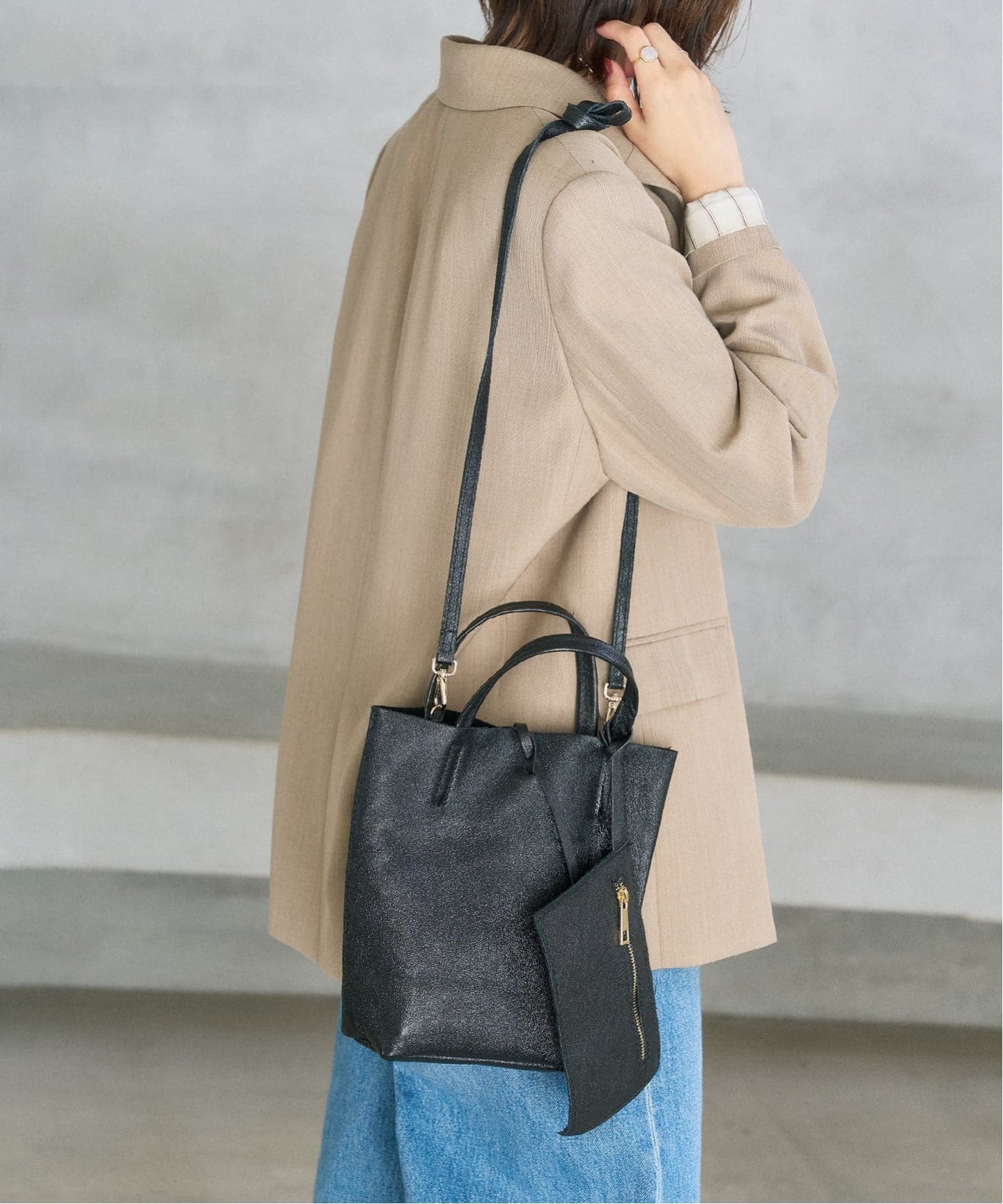 MILLELA FIRENZE/ミレッラ METALLIC MINI TOTE（トートバッグ）｜LE