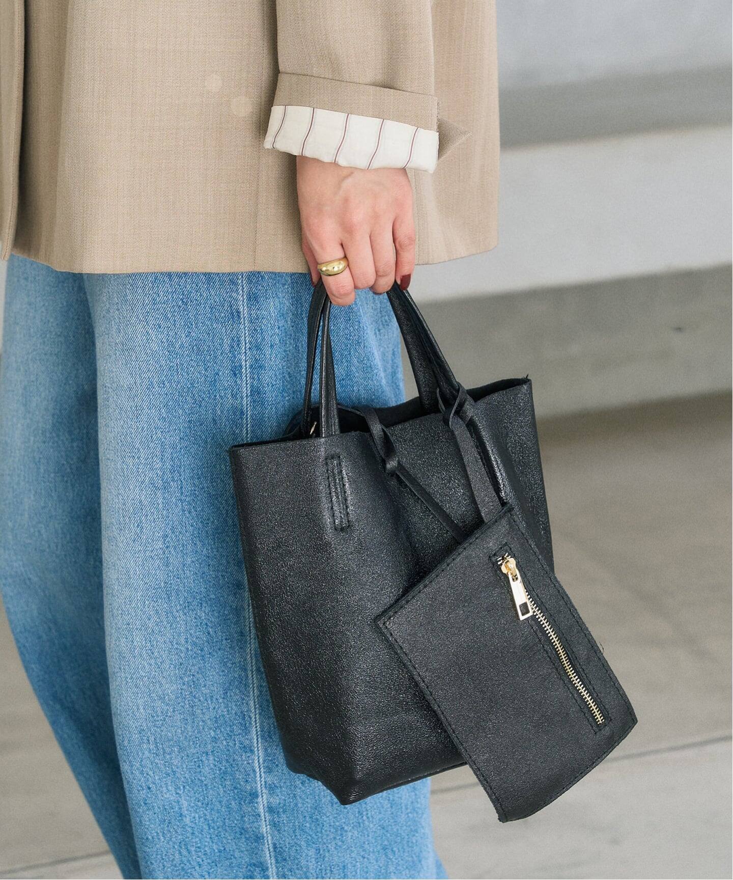 MILLELA FIRENZE/ミレッラ METALLIC MINI TOTE（トートバッグ）｜LE